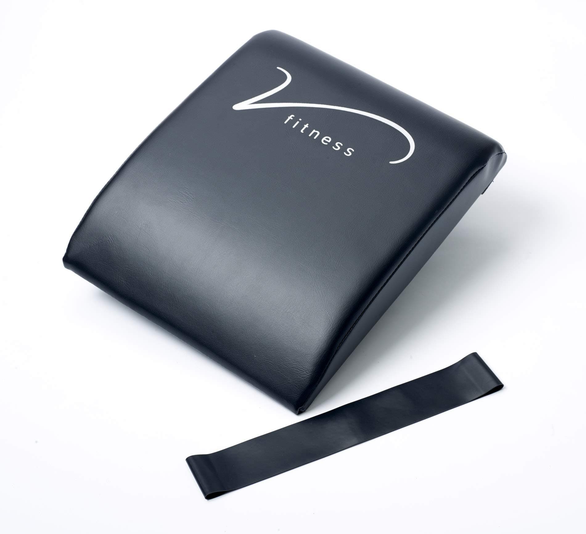 Vida Fitness Ab Exercise Mat - Sit Up Pad - Resistance Band Included - Cross Fit Core Trainer For Abdominal Crunch Workouts