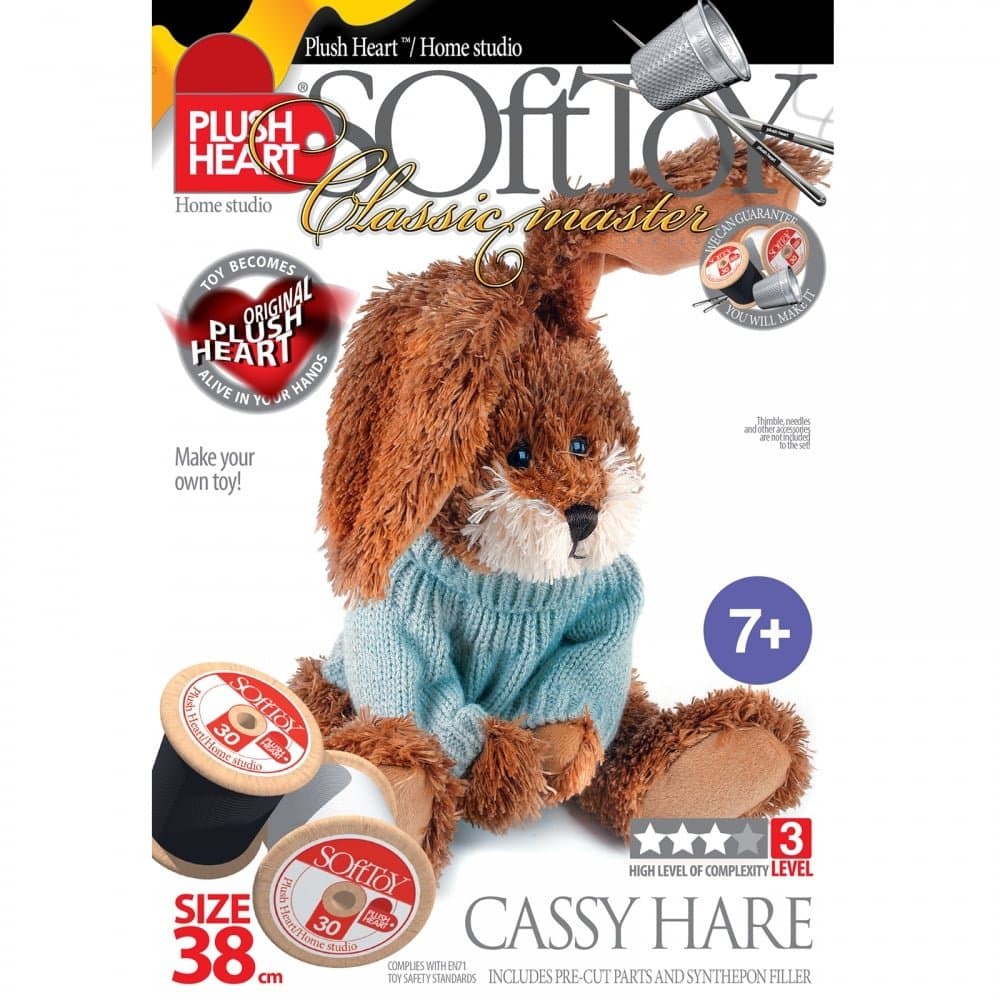 Plush Hearts 38 cm DIY Sitting Rabbit