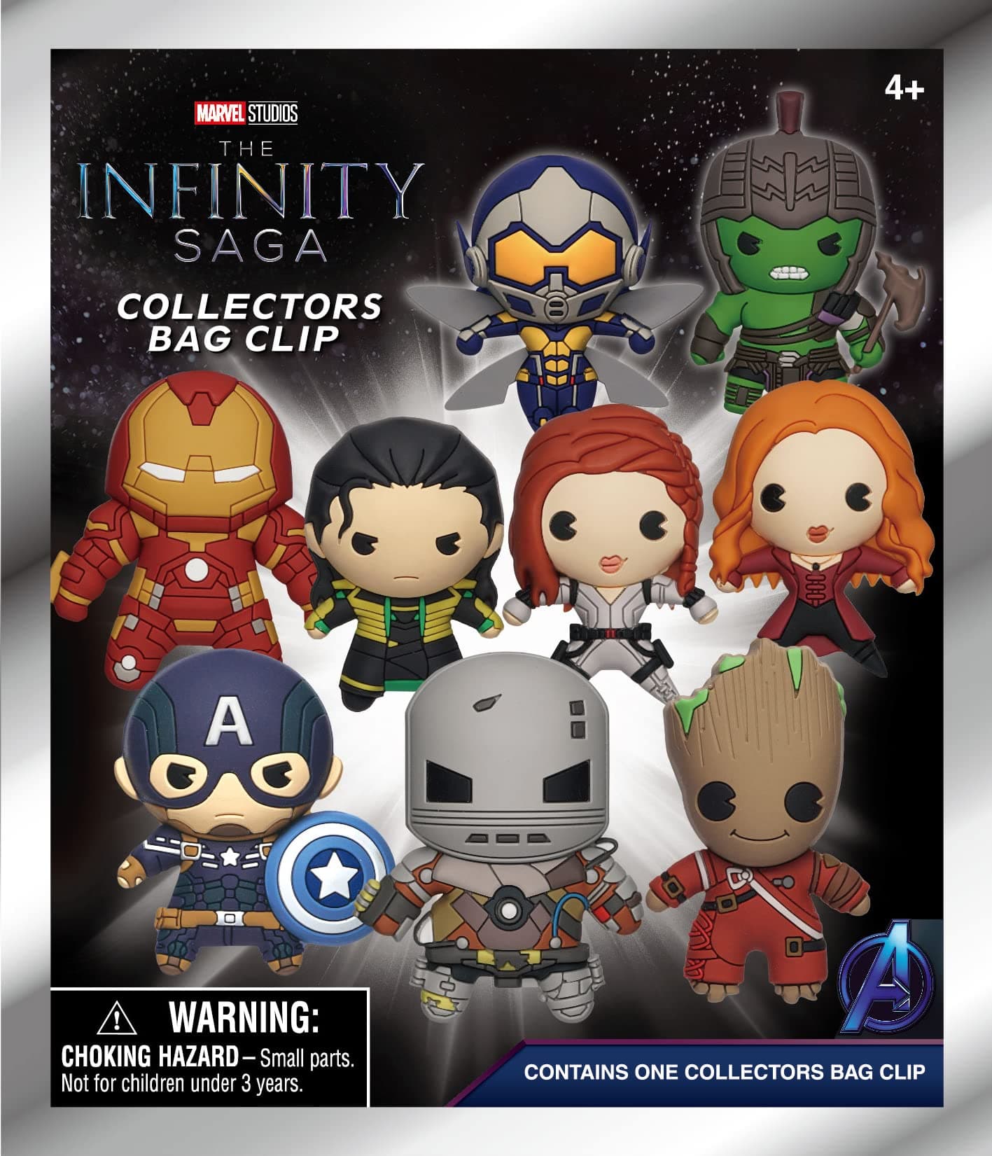 Avengers Infinity Saga - 3D Foam Bag Clip in Blind Bag