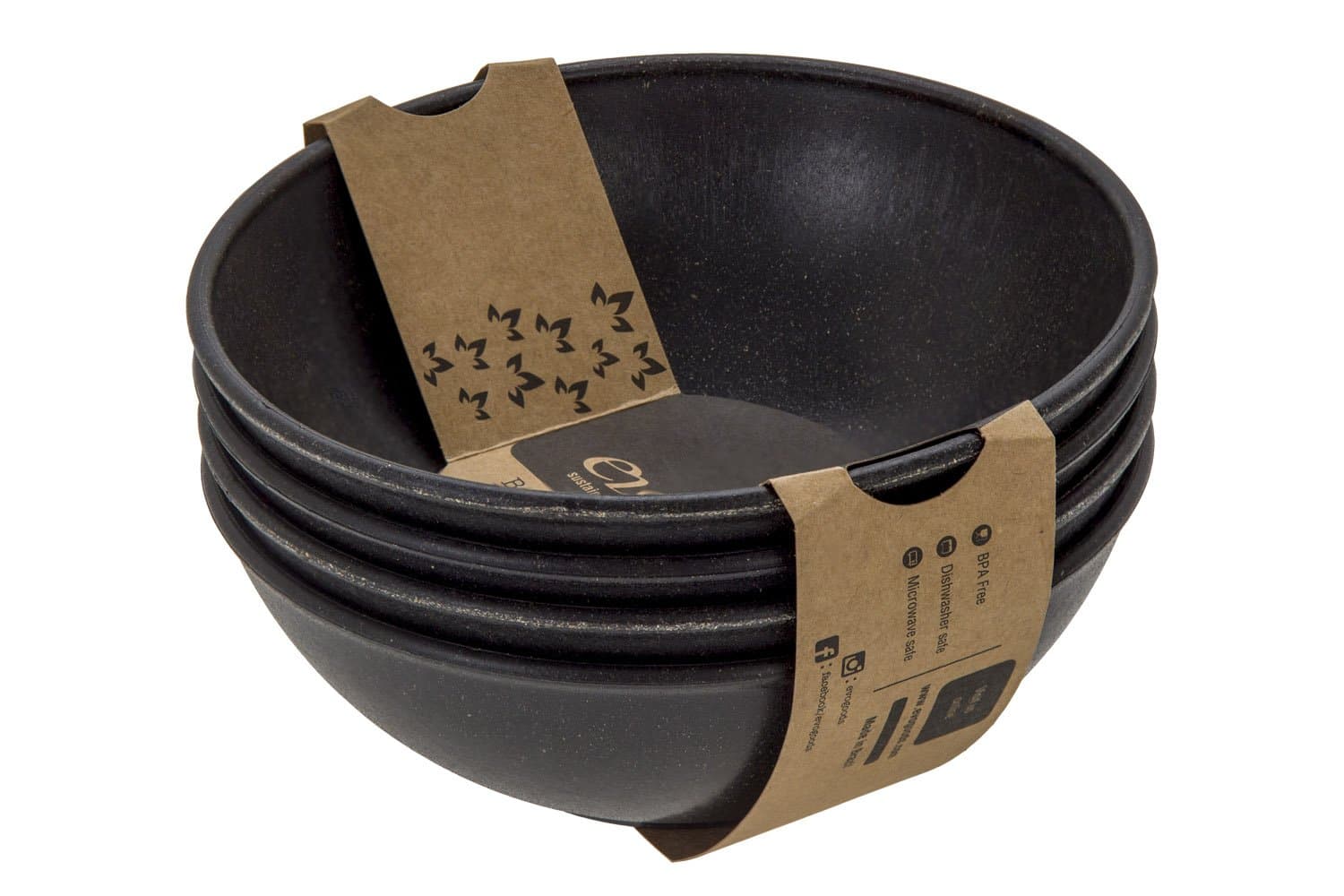 EVO Sustainable Goods Bowl Set, 24 oz. , Black