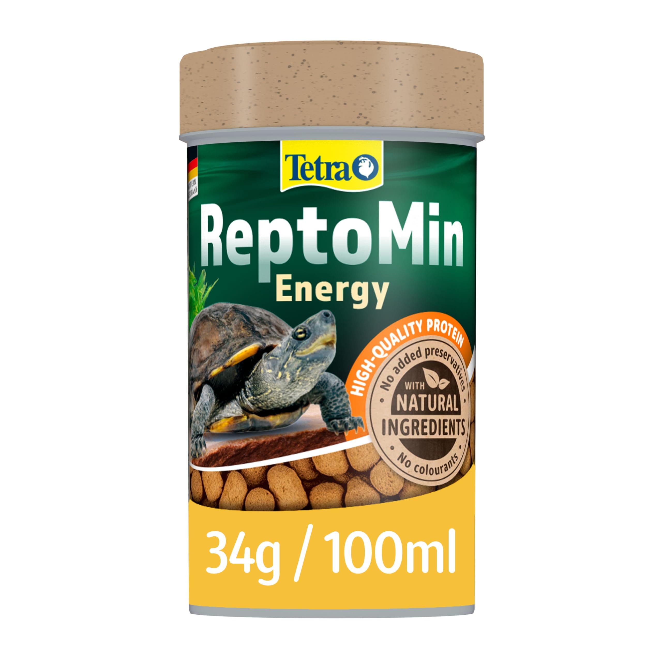Tetra ReptoMin Energy, Complete Turtle Food for All Water Turtles, 100 ml