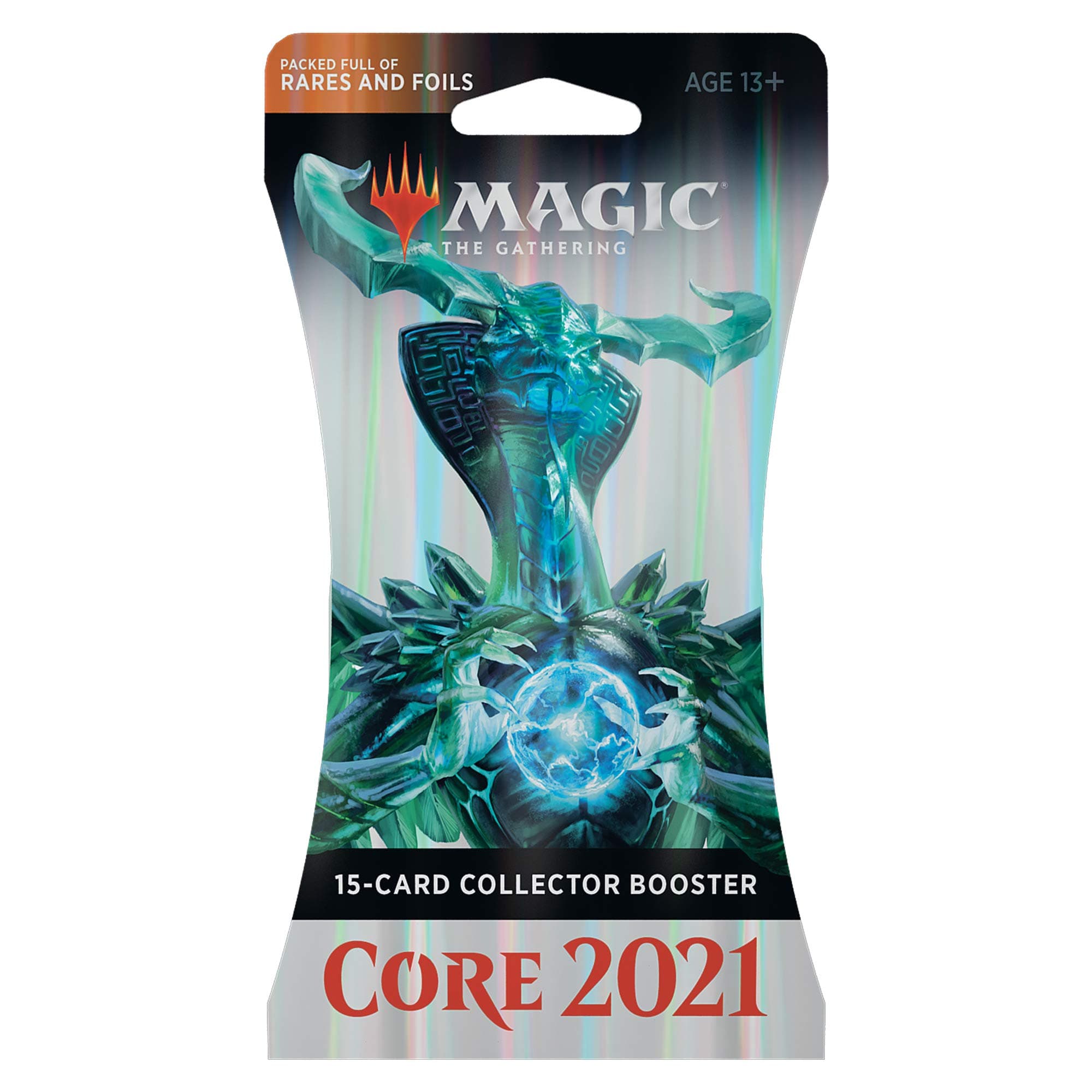 Magic: The Gathering Core Set 2021 (M21) Collector Booster | 15 Cards | Min. 4 Rares Per Pack
