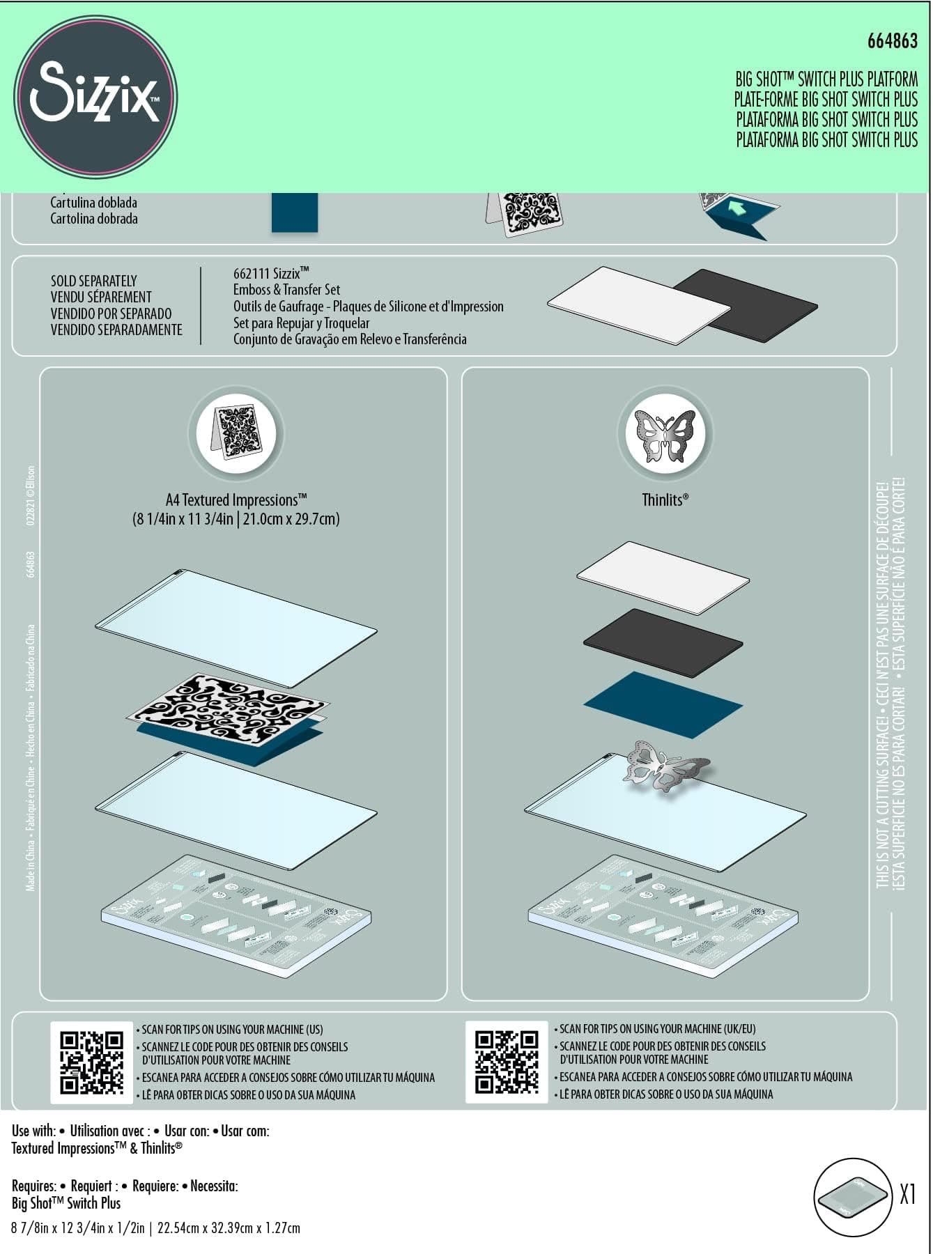 Big Shot Switch Plus Accessory Platform, Standard