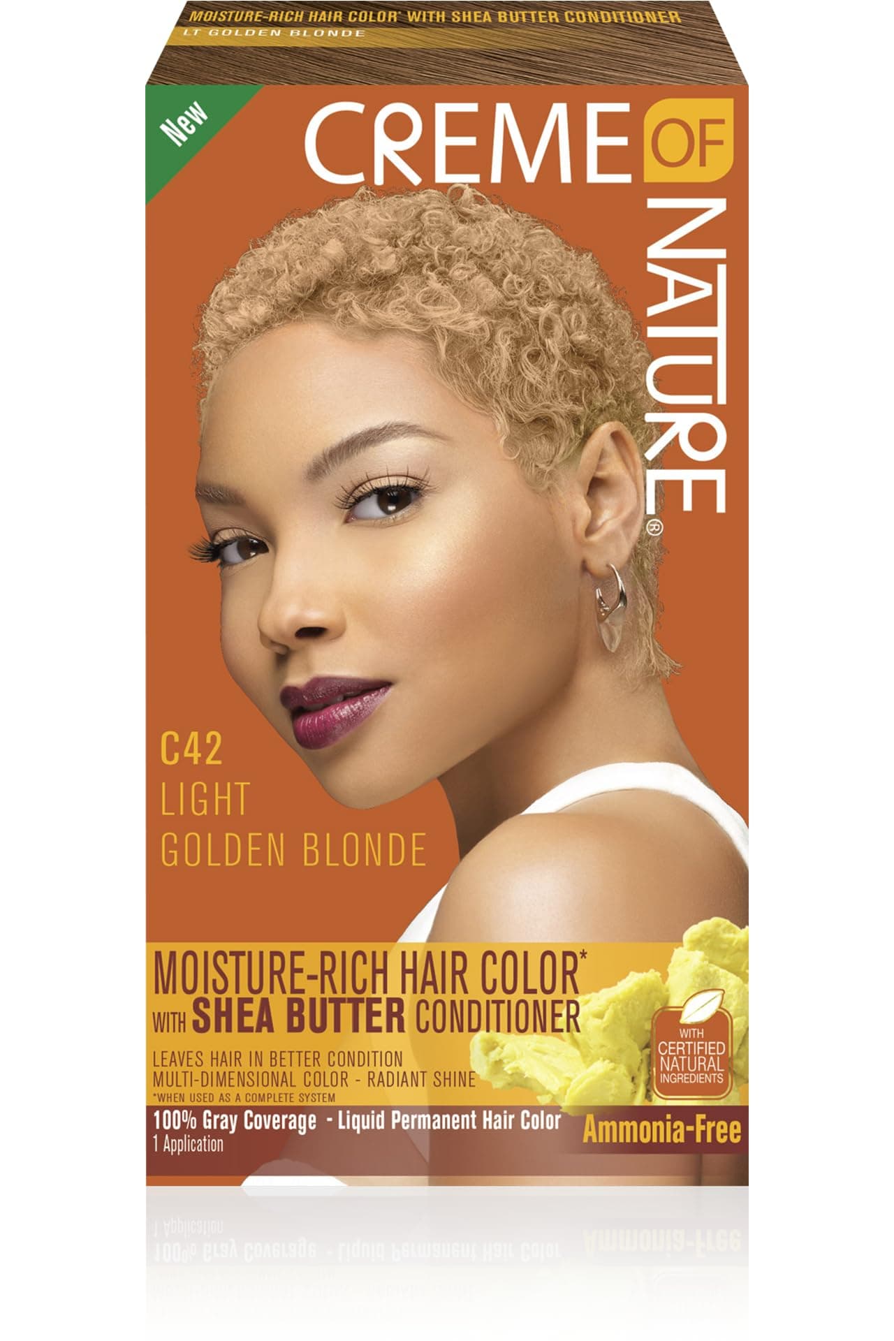 Moisture Rich Hair Color with - C42 Light Golden Blonde