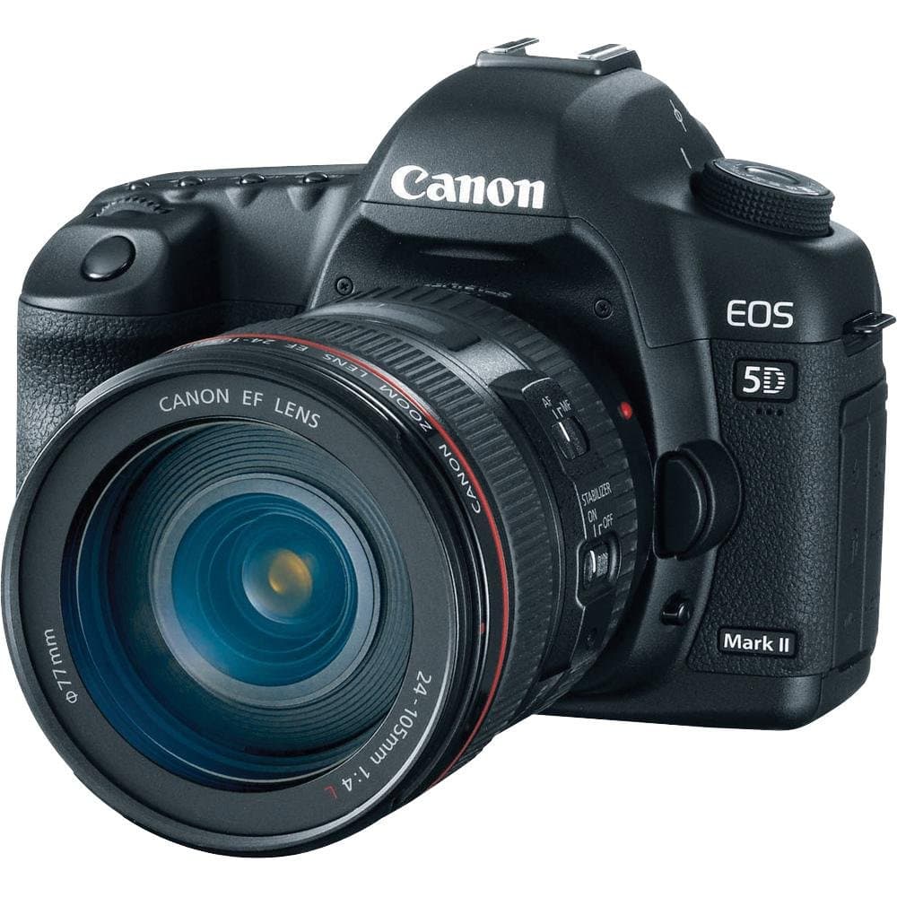 Canon EOS 5D Mark II Compact Camera 21.1MP CMOS 5616 x 3744pixels Black - Digital Cameras (21.1MP, 5616 x 3744 pixels, CMOS, Full HD, 810g, Black)