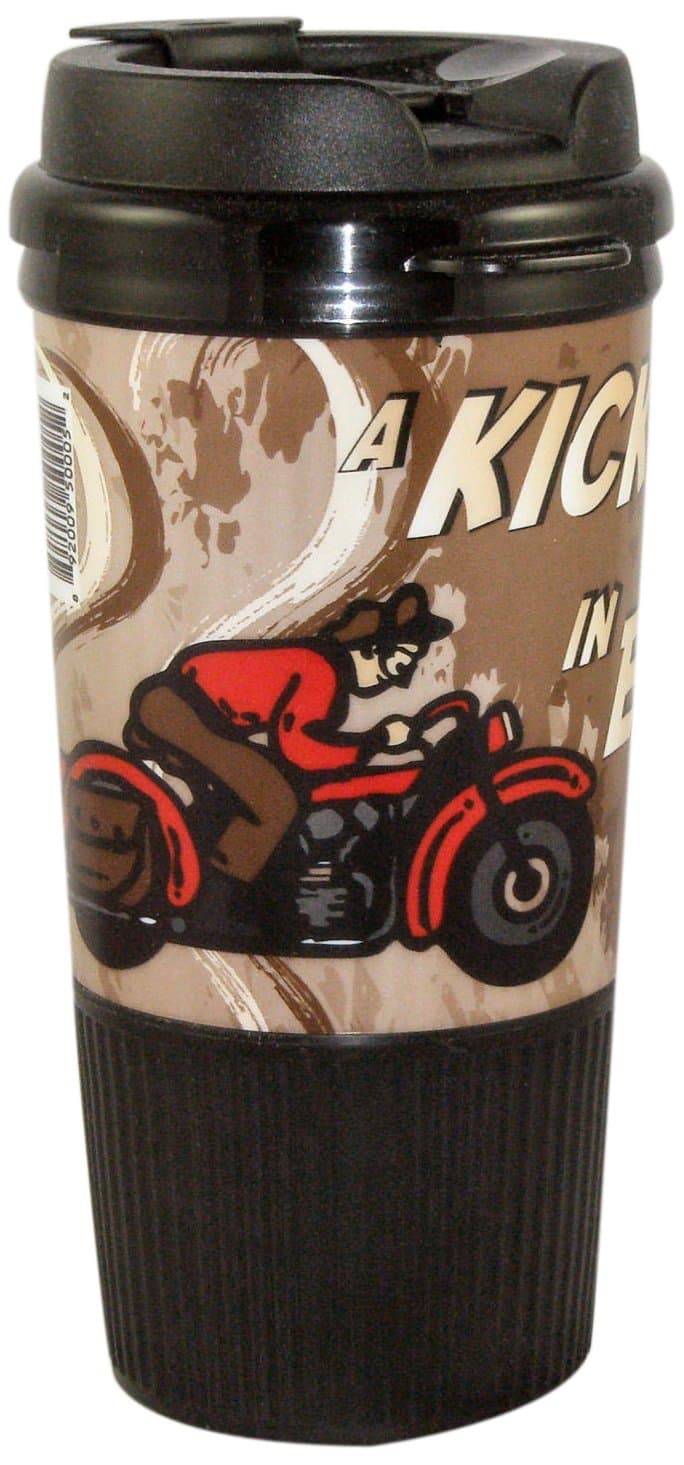 Busted Knuckle Garage 08-BKG-WTM-MC Insulated Motorcycle Travel Mug