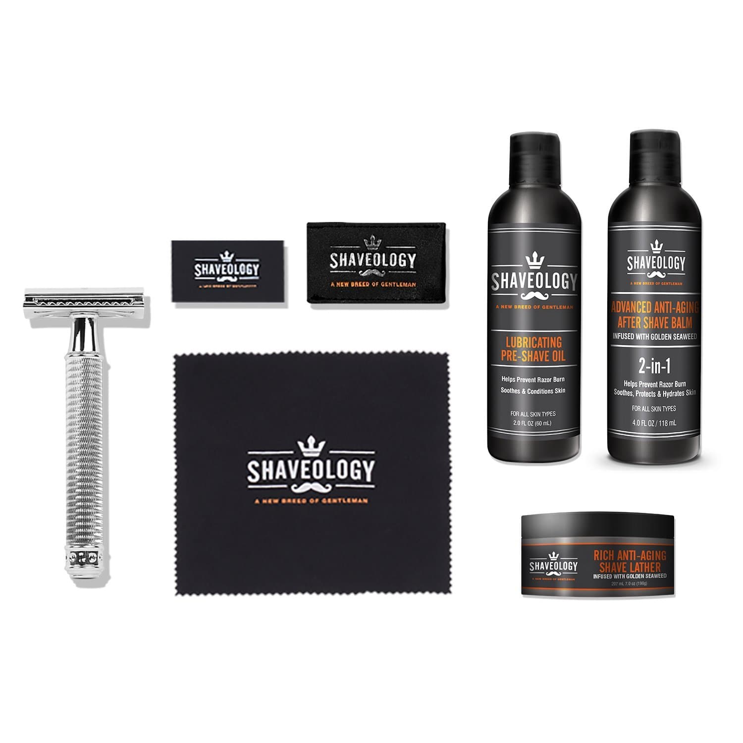 Bear's Beard Beard Apron Bib + Good Gift - Beard Catcher Apron for Trimming Your Beard - to Keep Yourself and your Sink Clean - Perfect Gift for Men – Black