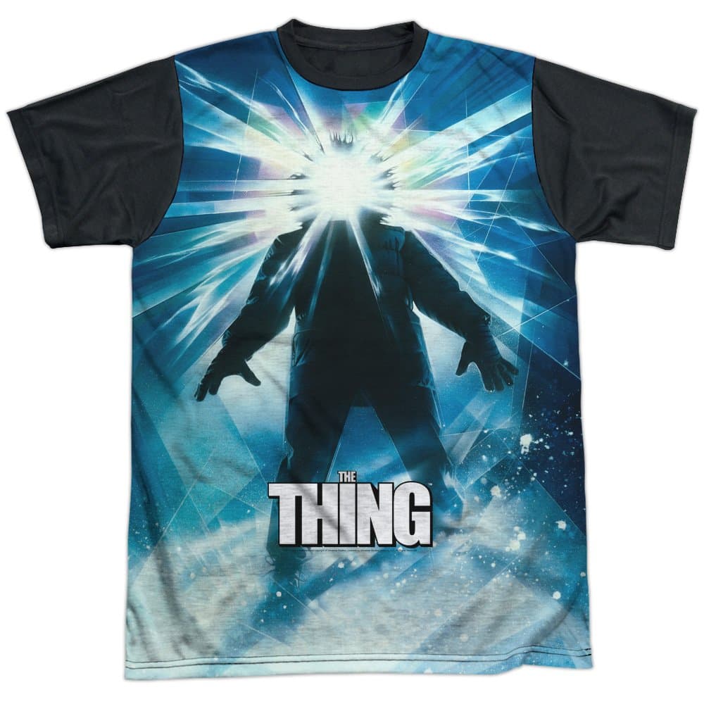 The Thing 1982 Sci-Fi Horror Alien Movie Film Poster Adult Black Back T-Shirt