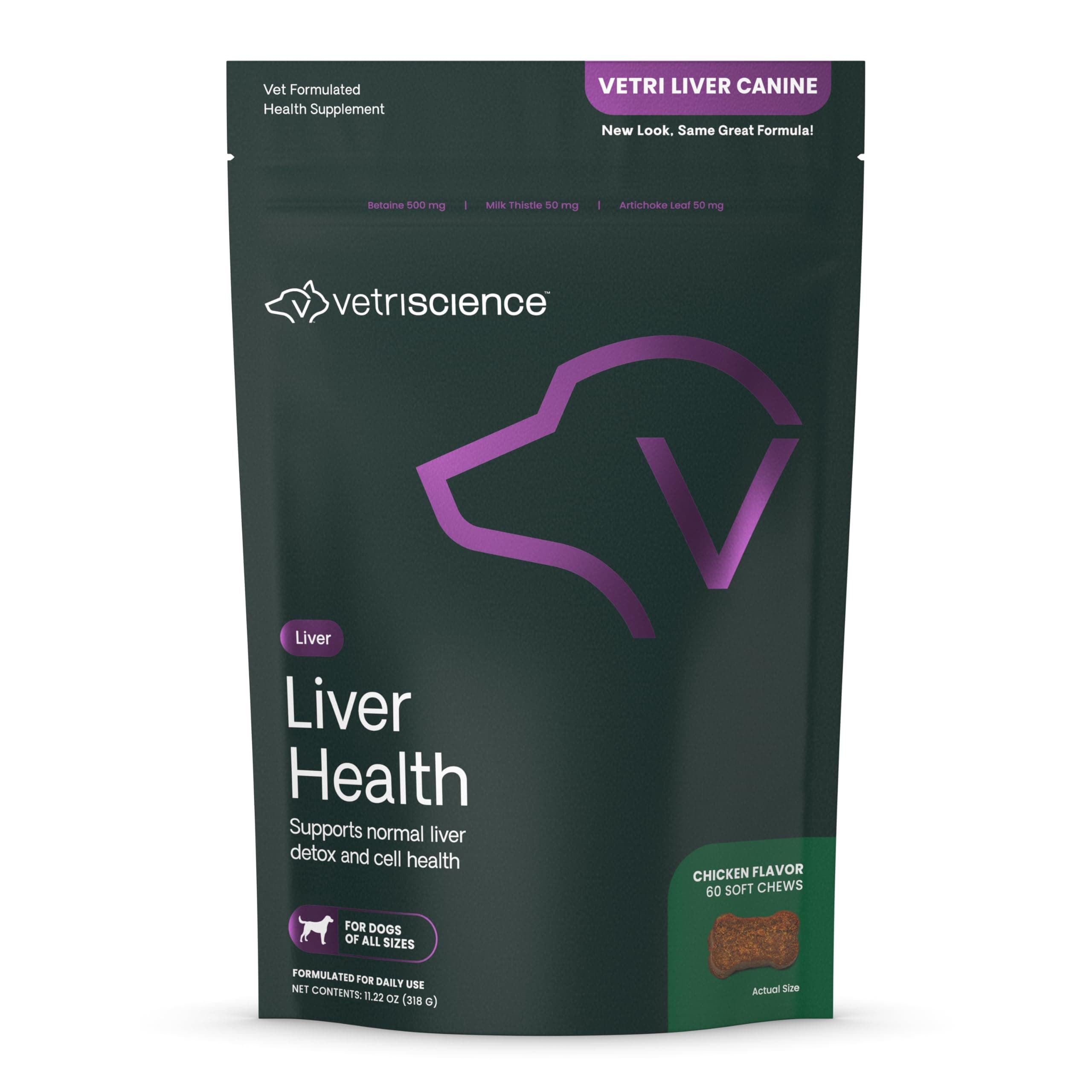 Laboratories - Vetri-Liver Canine, 60 Bite-Sized Chews