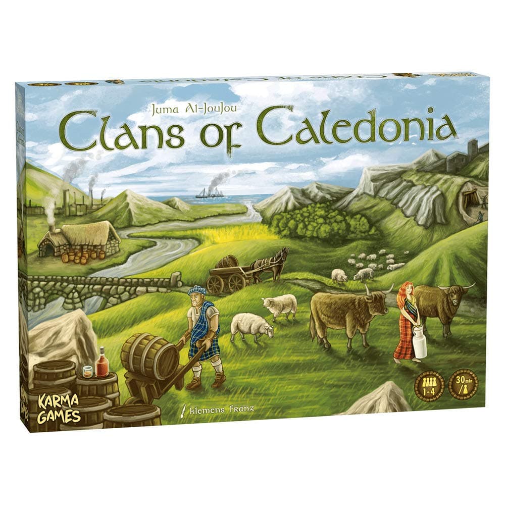Karma Games KAR38205 Clans of Caledonia, Multi-Colour