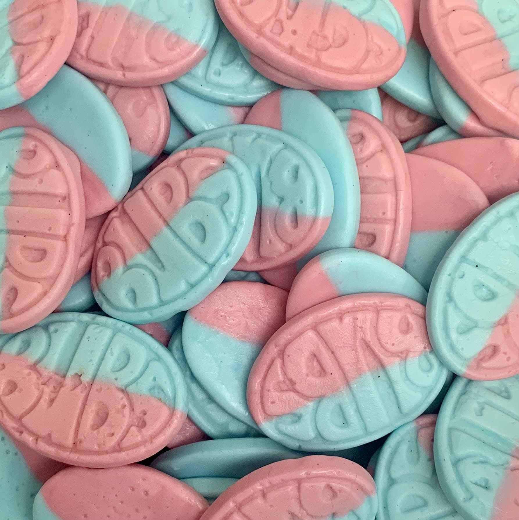 BUBS Raspberry & Blueberry 500g Share Bag by The Gourmet Sweet Company