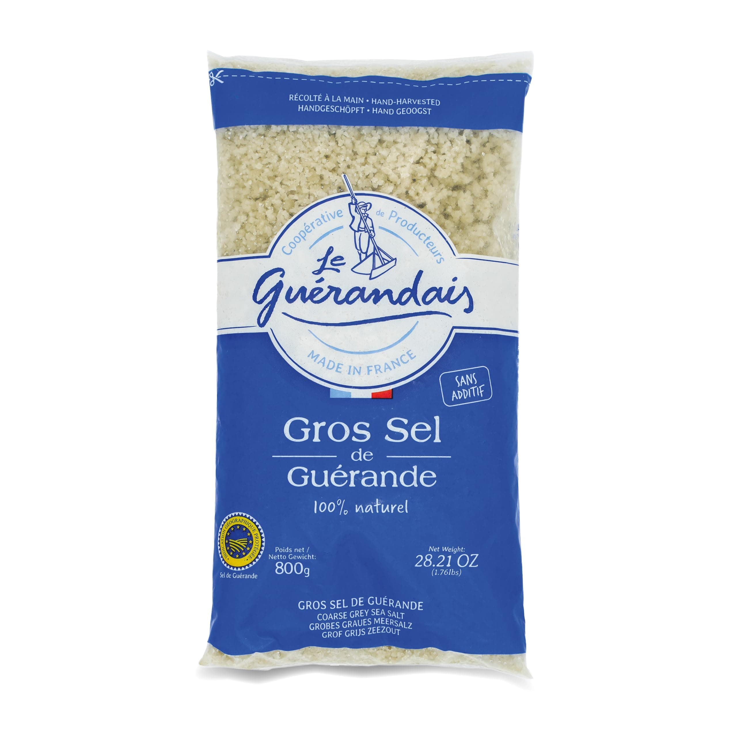 Le Guerandais Coarse Sea Salt Gros Sel De Guerande, 1.76 Pound