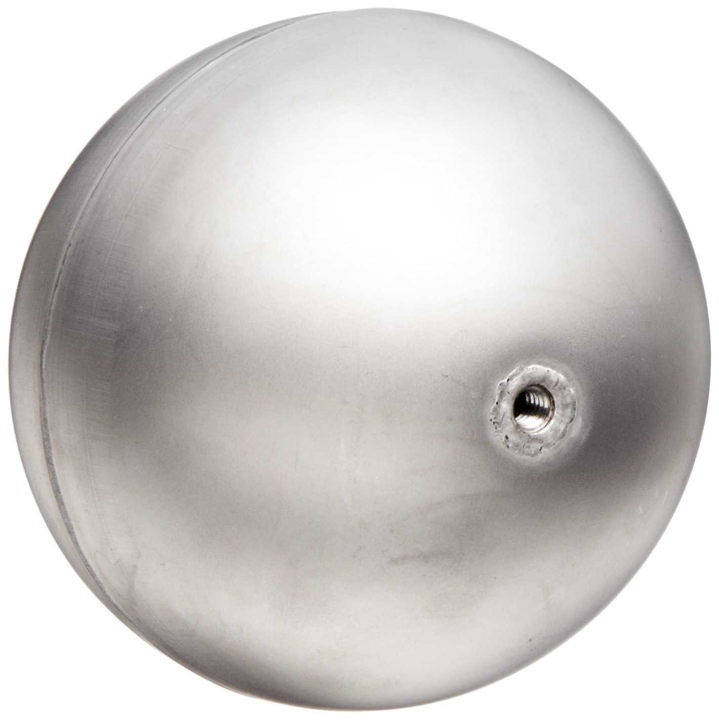 Robert ManufacturingR1340 Series Bob Spherical 316 Stainless Steel Float, 1/4"-20 SAE Female, 4" Diameter, 0.65 lbs Buoyancy