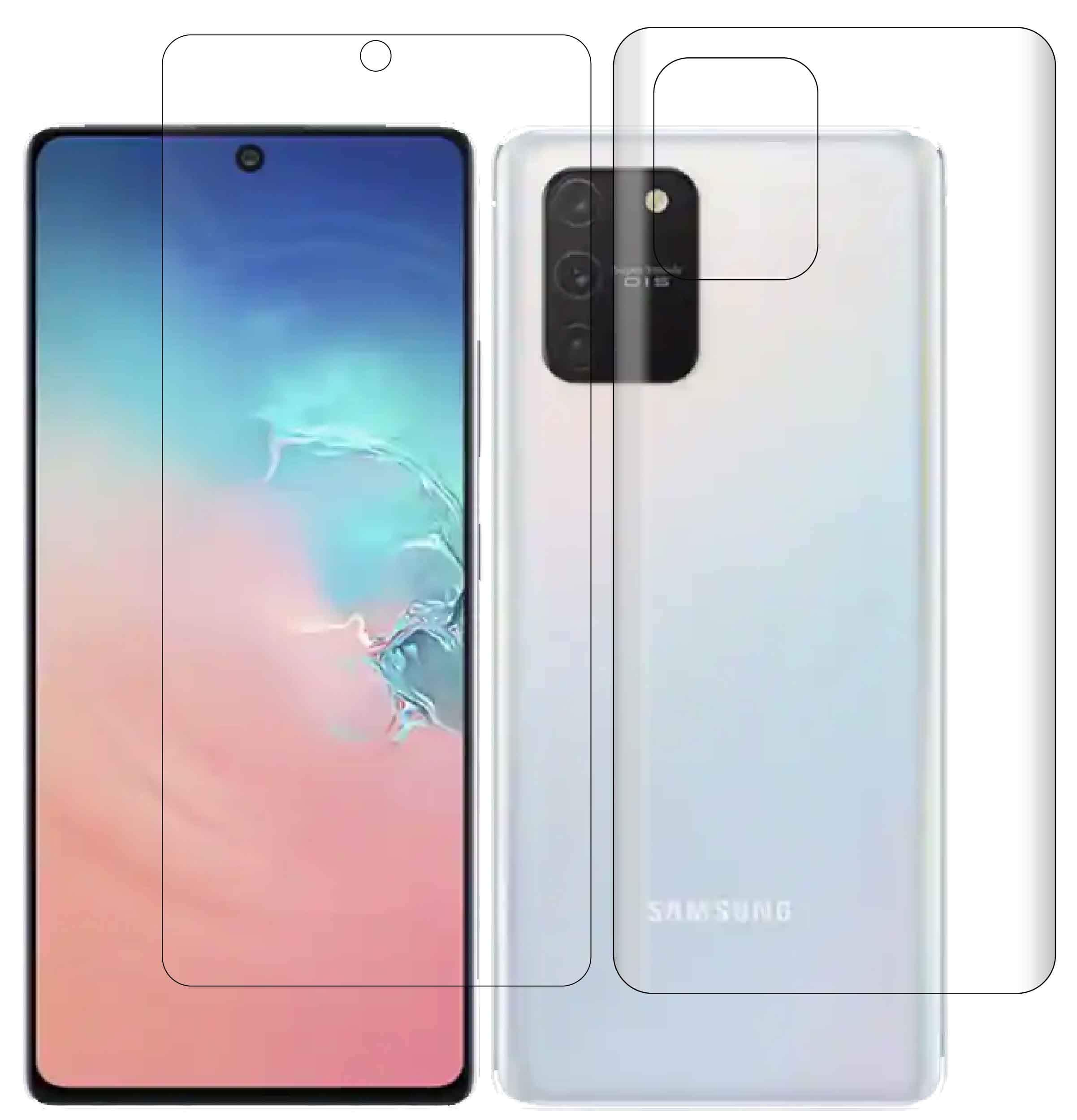ArmourPro Edge to Edge Screen Protector for Samsung Galaxy S10 Lite | Front and Back Crystal Clear 4 Layer Impossible Nano Fiber Tempered Glass | Case Friendly & Full Screen Coverage