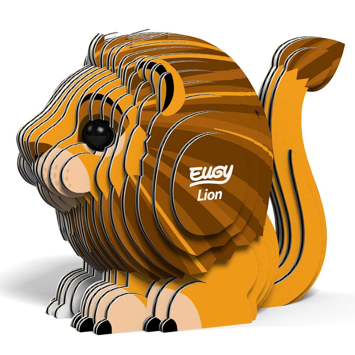 Lion 3D Puzzle - 24 Piece Eco-Friendly Educational Toy Puzzle for Boys, Girls & Kids Ages 6+