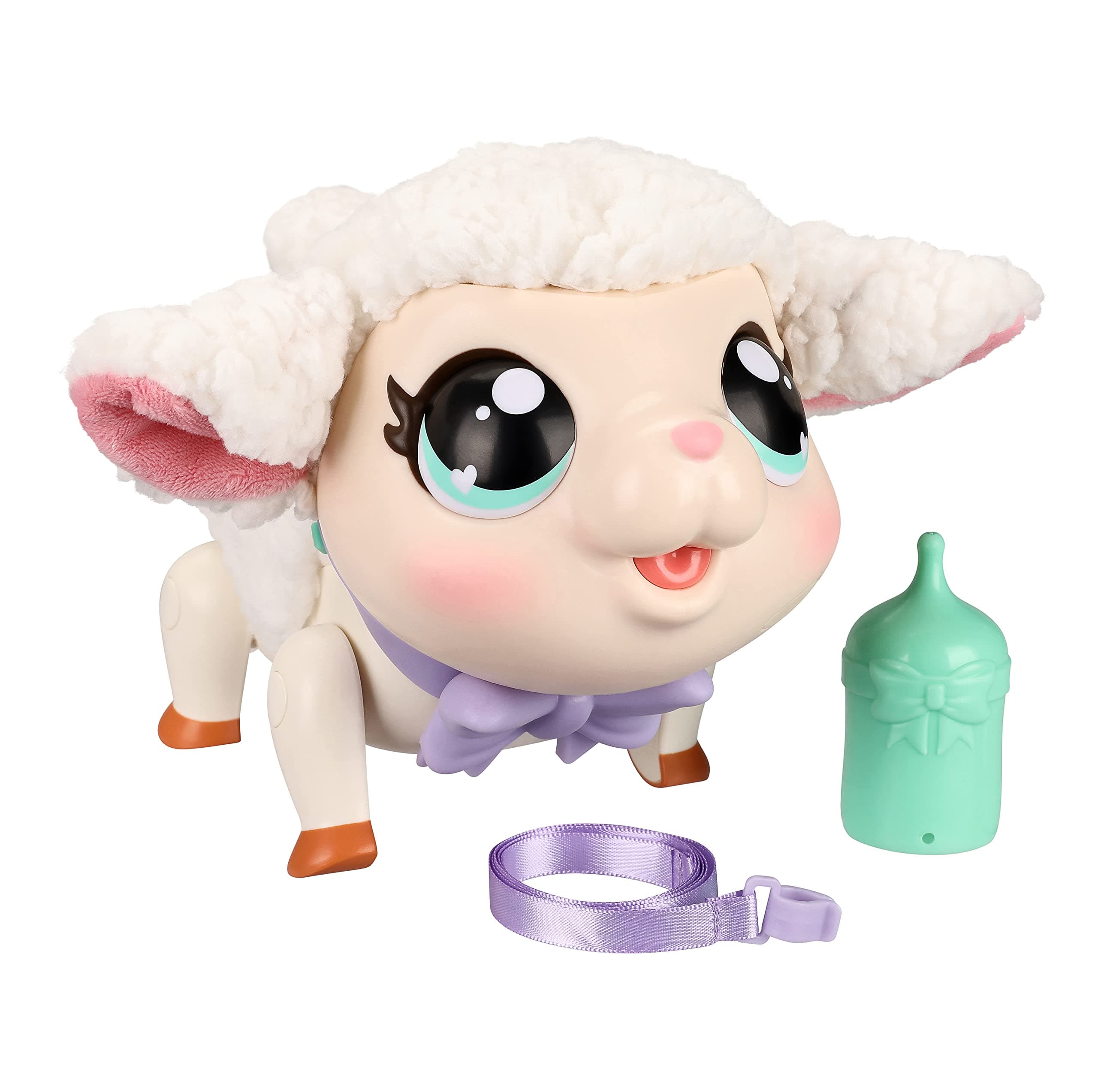 Little Live PetsMy Pet Lamb | Soft and Wooly Interactive Toy Lamb That Walks, Dances 20+ Sounds & Reactions, Batteries Included, For Kids Ages 5+,