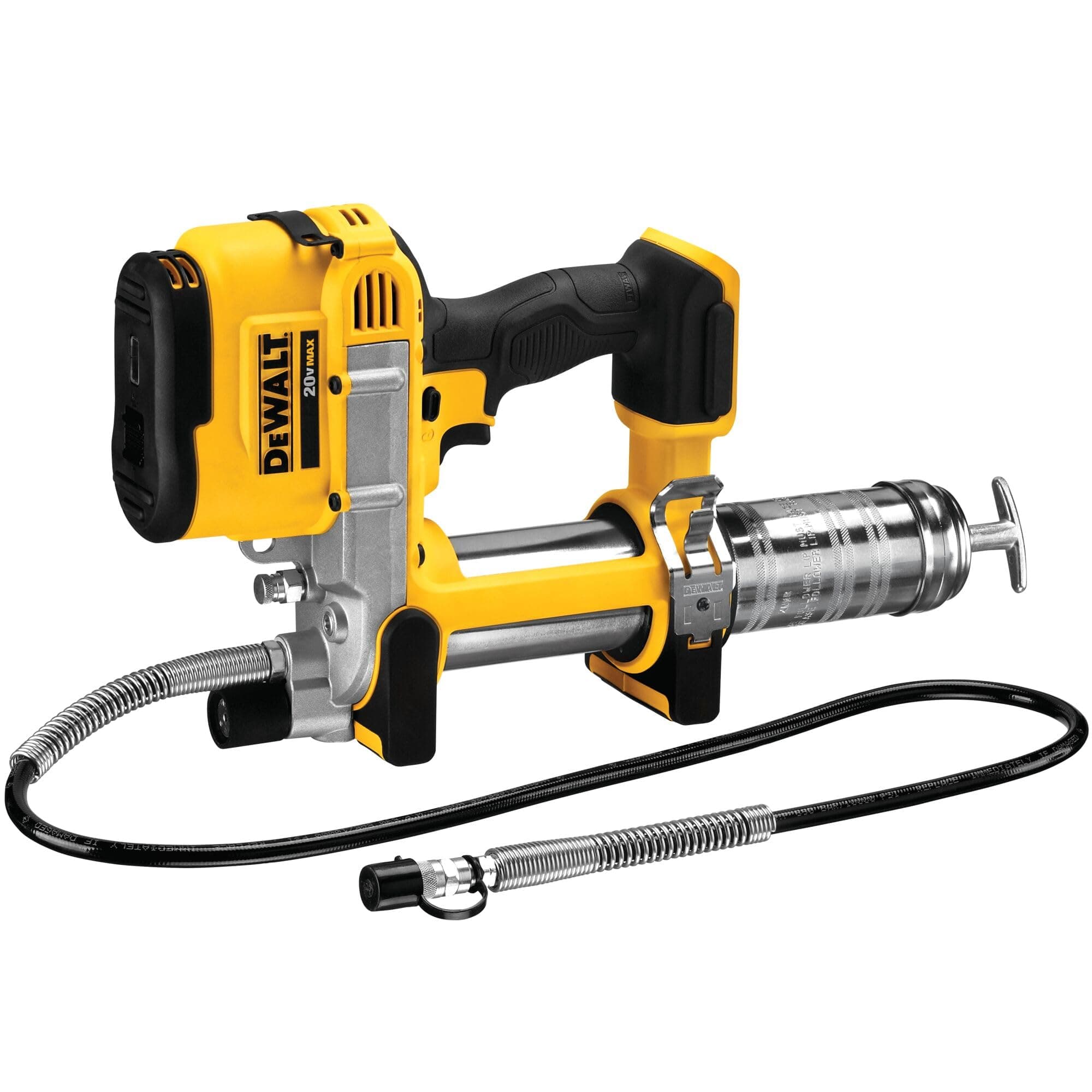 DEWALT 20V MAX Grease Gun, Cordless, 42ā Long Hose, 10,000 PSI, Variable Speed Triggers, Bare Tool Only (DCGG571B)