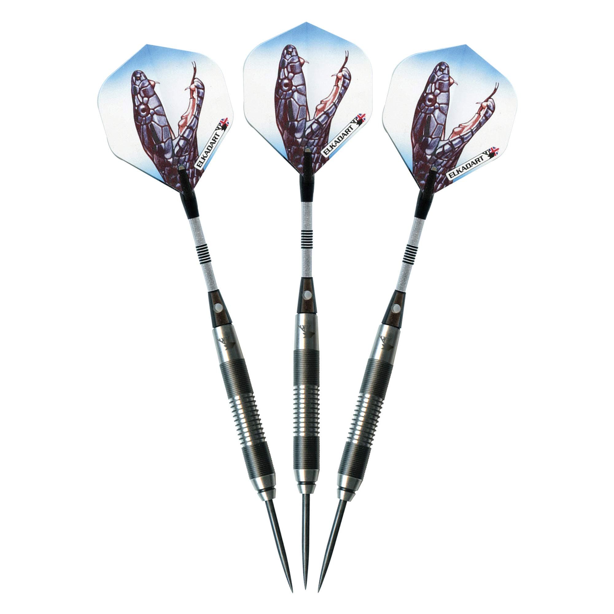 Elkadart Black Mamba 80% Tungsten Steel Tip Darts with Storage/Travel Case