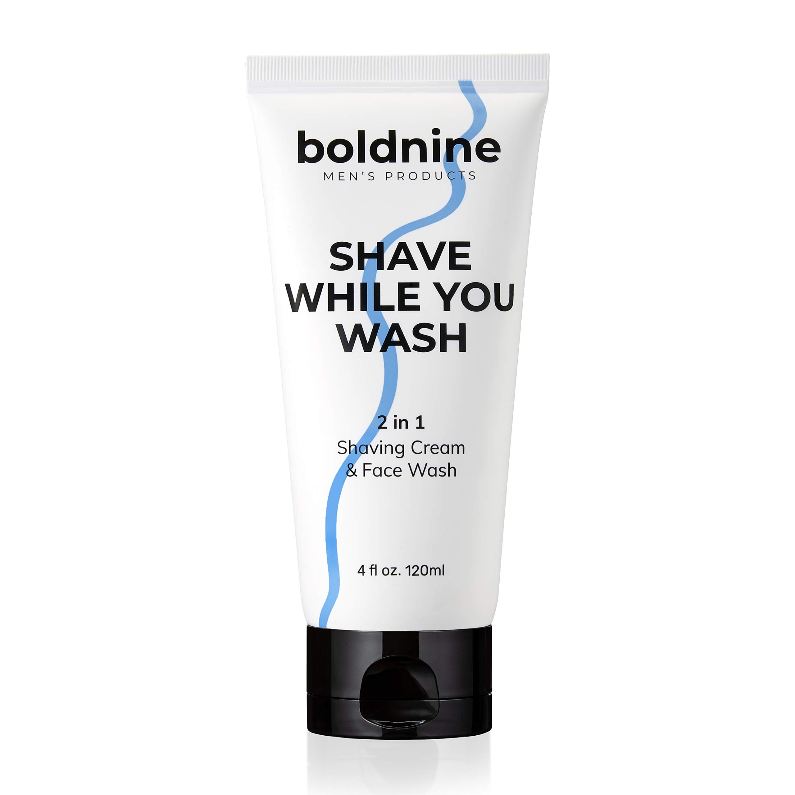 Boldnine 2 in 1 Face Wash for Men | Men's Shave Cream & Facial cleanser | Smooth Shaving Cream, Deep Face Cleanser with Natural Ingredients
