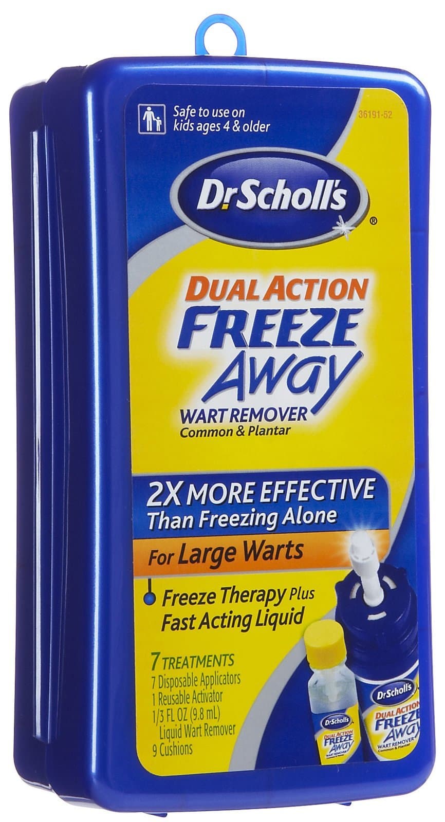 Dr. Scholl's Dual Action Freeze Away Wart Remover 7 Each (Pack of 6)