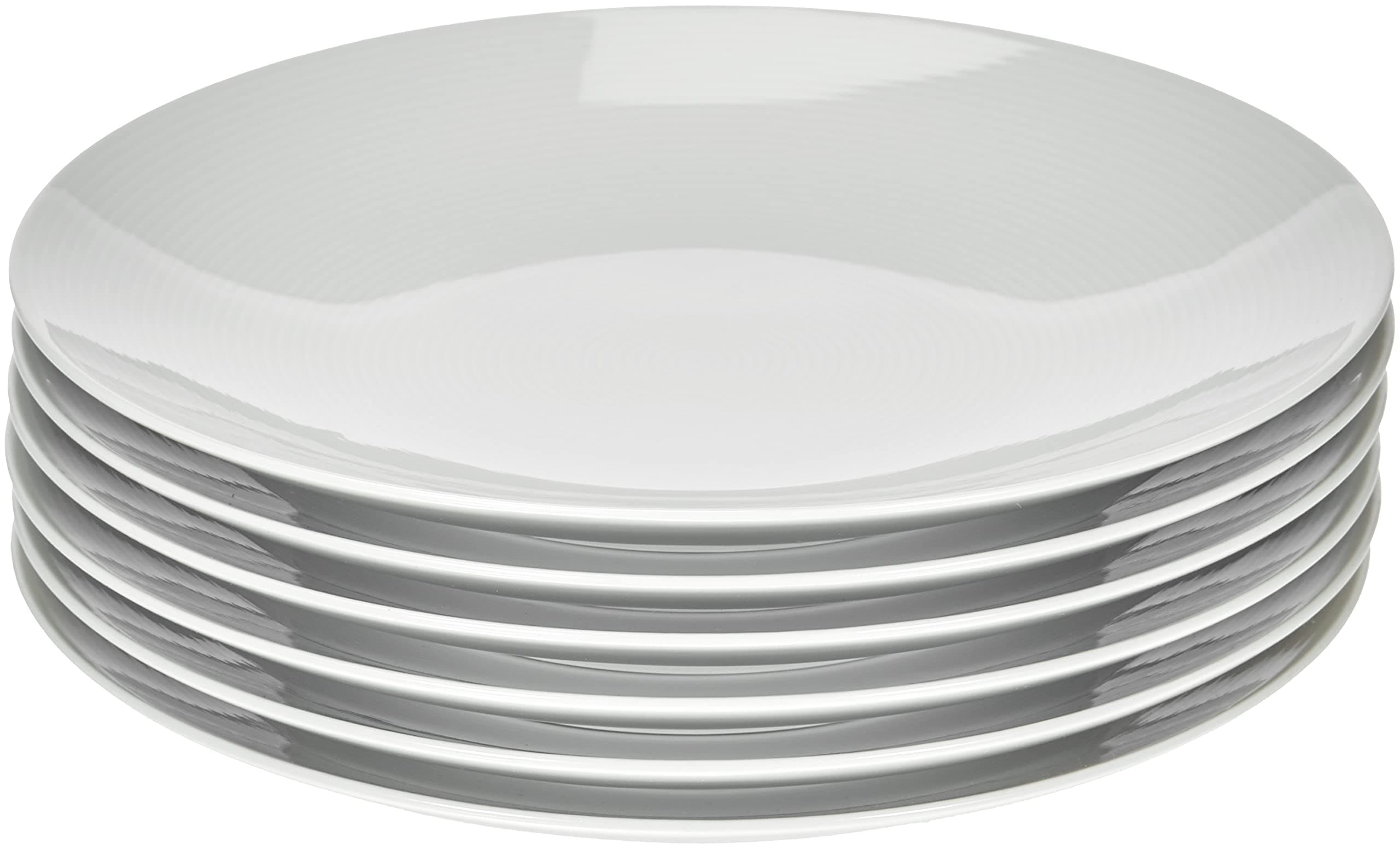 Thomas Loft Set Of 6 Dinner Plates, 22 cm, White