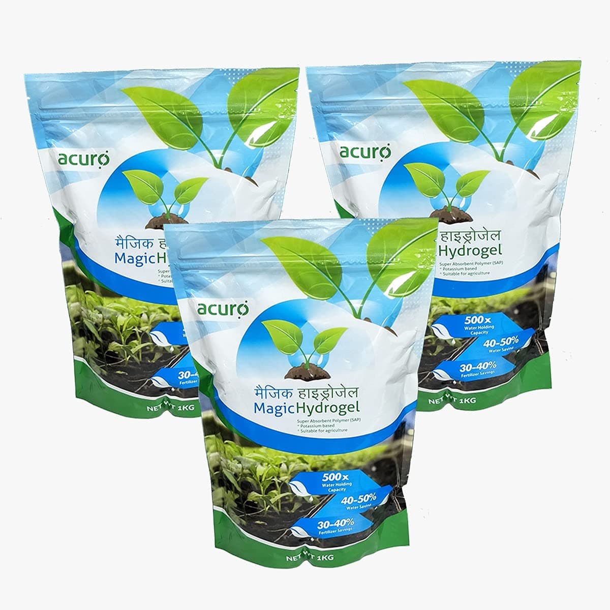 Magic Hydrogel For Agriculture (1 Kg) Pack Of 3