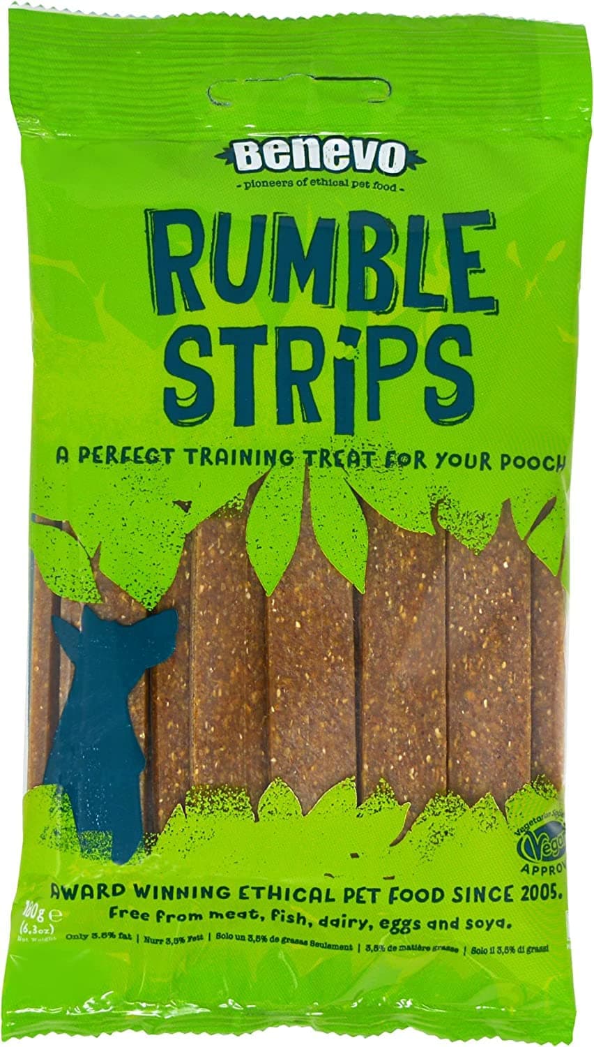 Rumble Dog Strips-soft & chewy | 8 x 180g (UK)