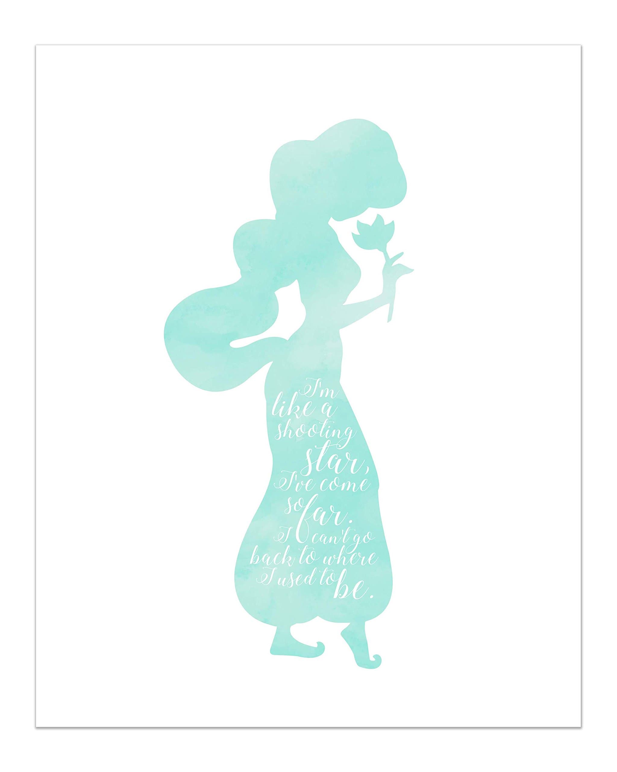Summit Designs Jasmine Disney Princess Inspirational Quote - Photo Print (8x10) Poster - Aladdin Movie