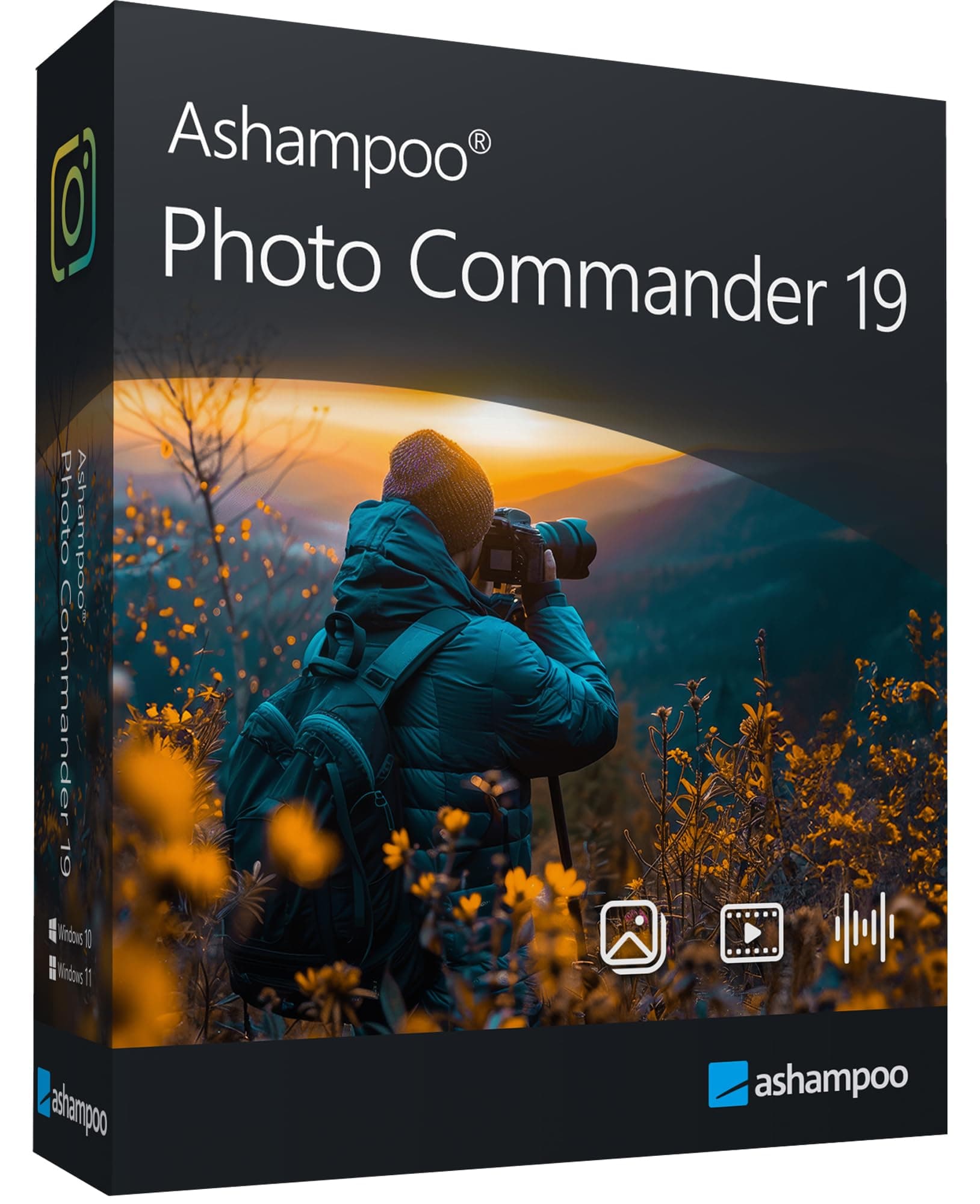 Markt + Technik Photo Commander 16 - Photo Editing & Graphic Design Software for Windows 10, 8.1, 7 - 3 USER license