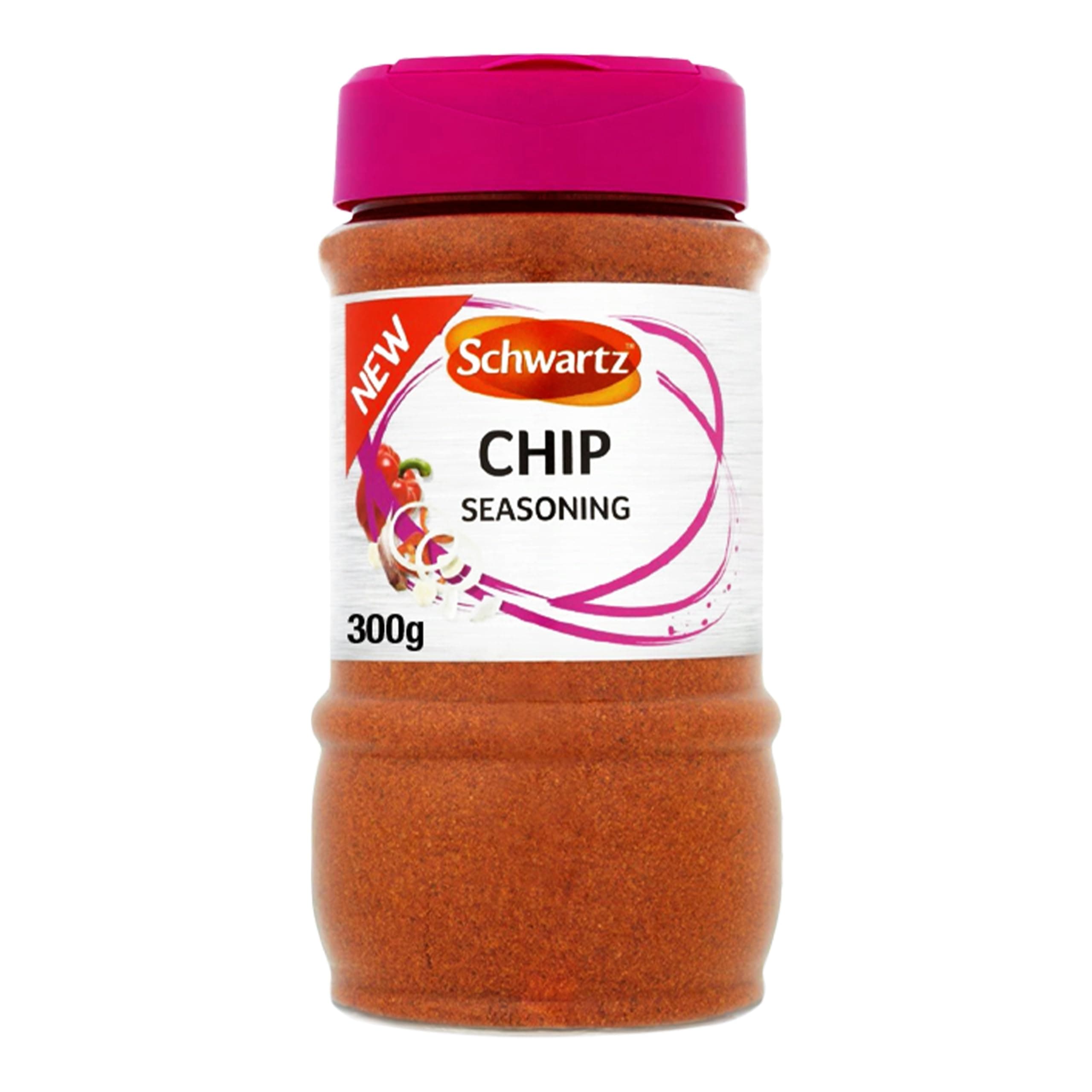 Schwartz Chip Seasoning Powder, Expertly Blended With Herbs & Spices, Spicy A...
