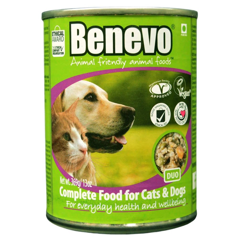 Benevo Organic Dog Food Duo Vegan Wet Food, Pack of 6 (6 x 369 g)