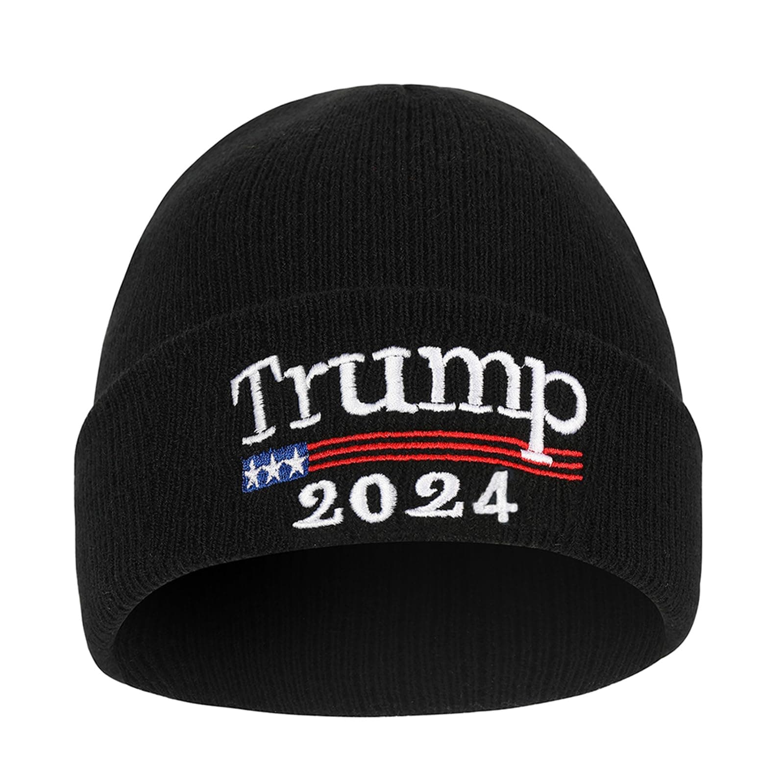 BSMTEBNTrump 2024 Beanie Hats Make America Great Again Hat Donald Trump USA MAGA Cap Ski Winter Knit Hats for Men Women