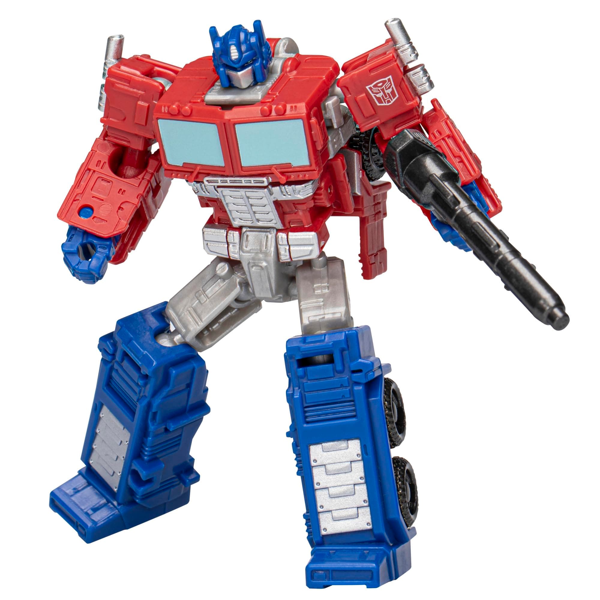 Transformers Legacy Evolution Core Class Optimus Prime 8.5 cm Action Figure for Boys and Girls Aged 8+, F7186, Red