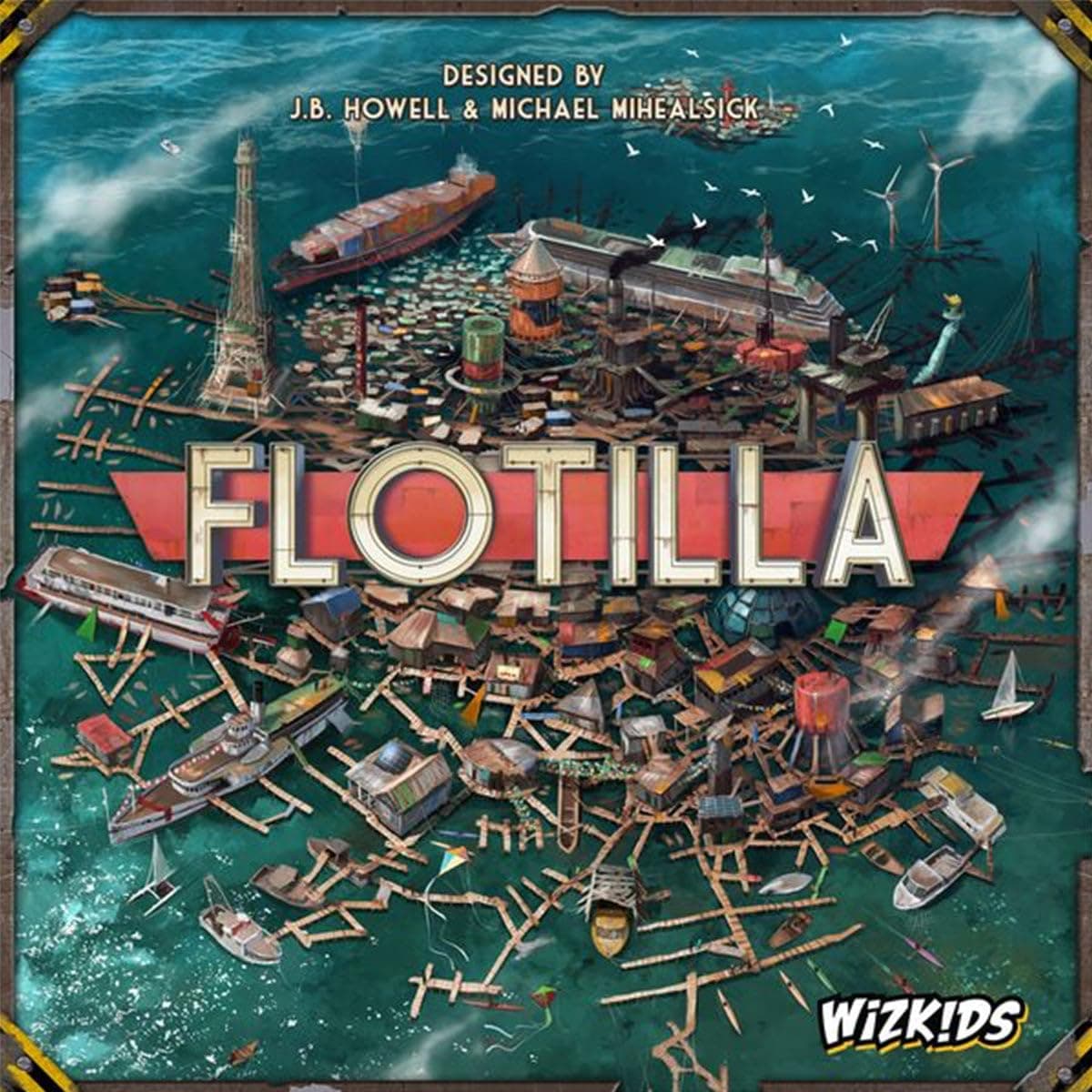 WizKids Flotilla Strategy Board Game - | by JB Howell, Michael Mihealsick