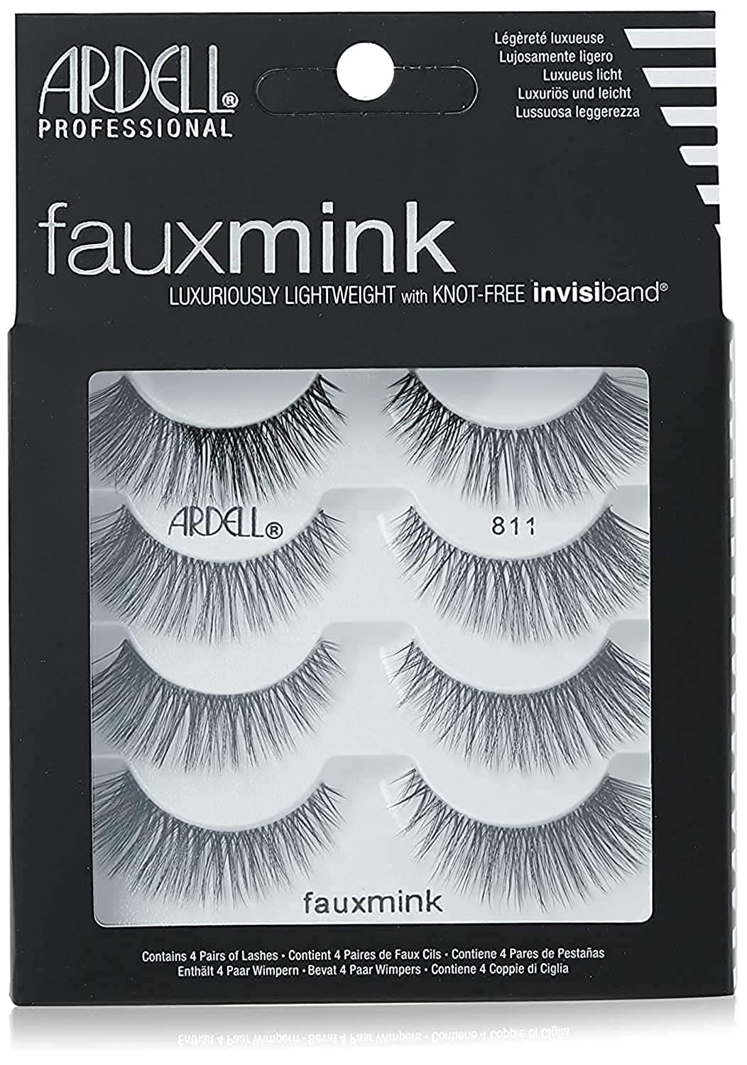 Ardell Faux Mink 811 Multipack, Black, 10 g