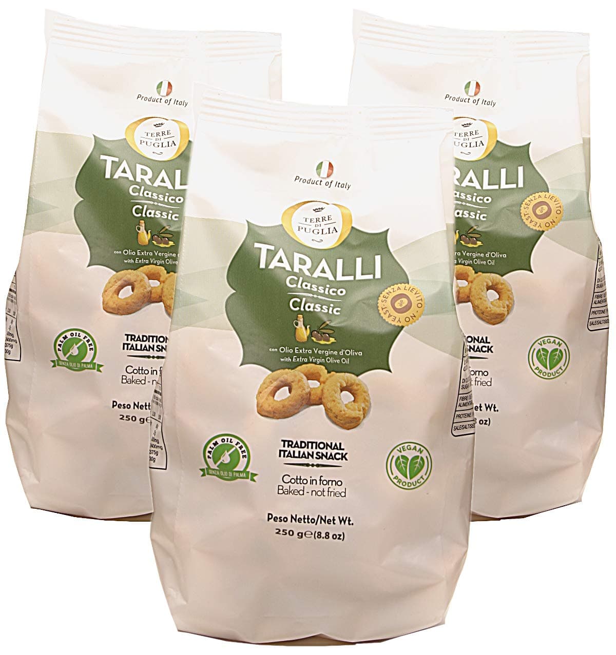 Taralli Classic, 8.8 oz (Pack of 3)