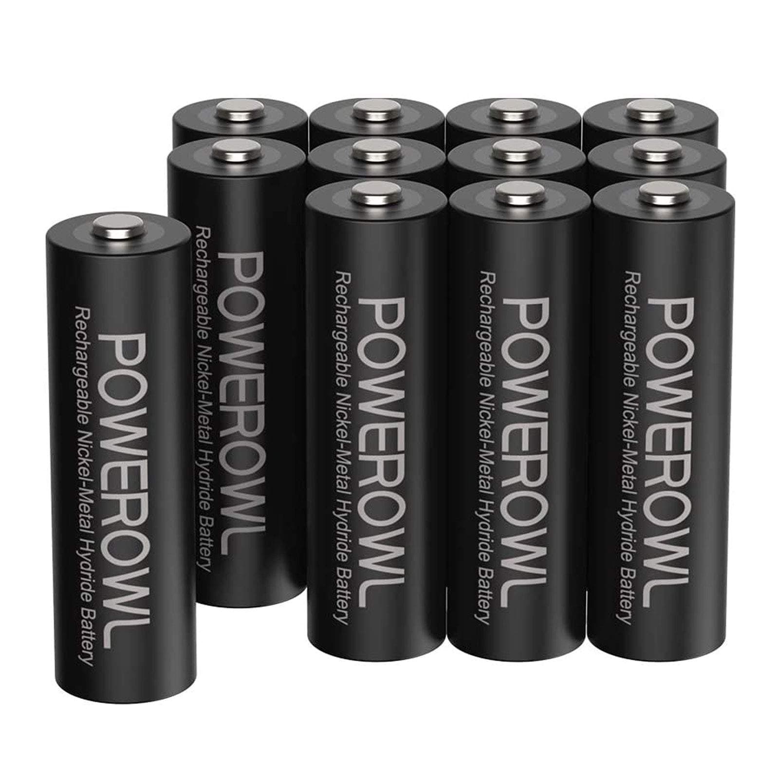 Rechargeable AA Batteries, 2800mAh High Capacity Double A Batteries 1.2V NiMH Low Self Discharge (Pack of 12)