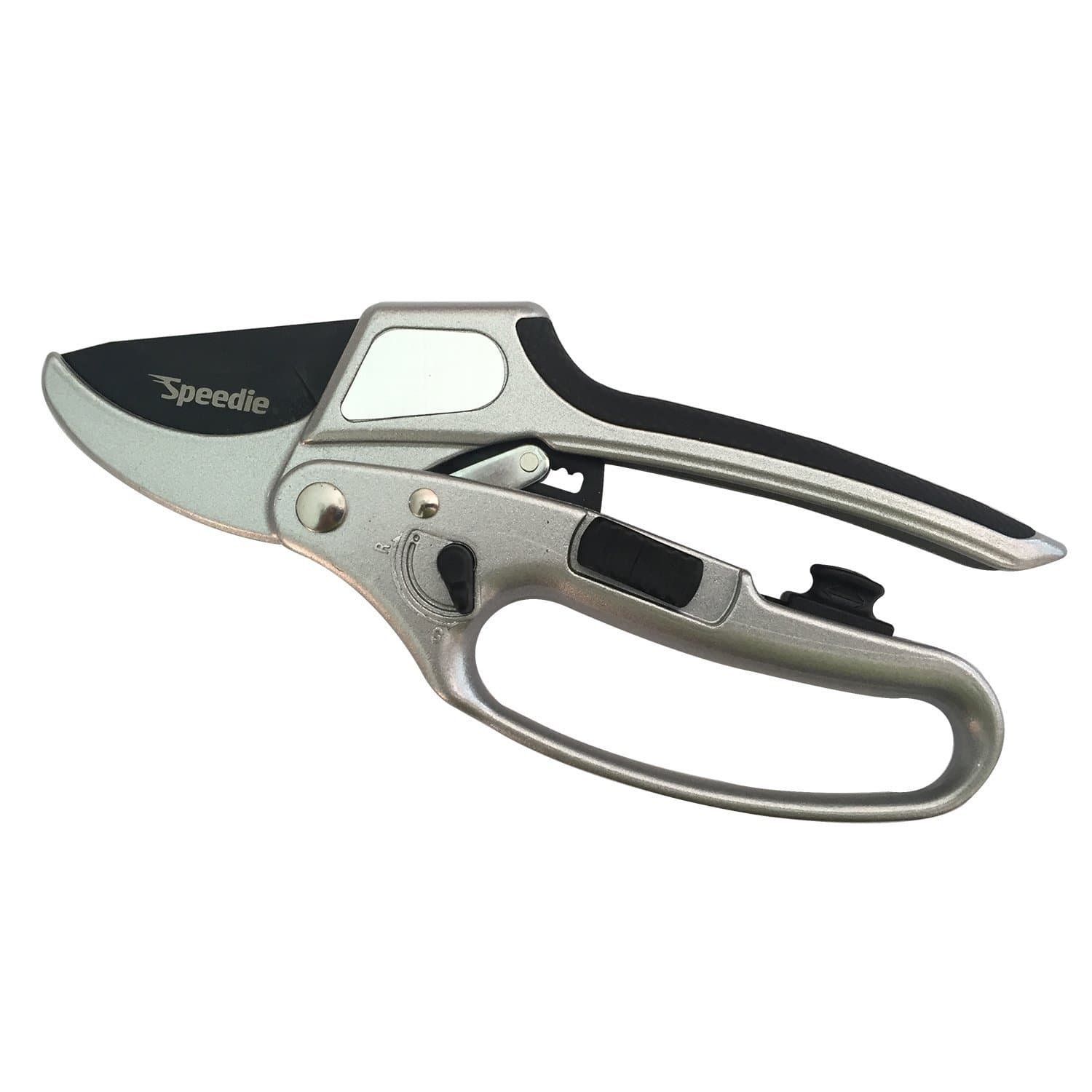 2 in 1 GARDENING TOOL both PRUNING SHEARS + RATCHET SCISSORS in 1 Tool Light Weight Ergonomic Anvil Design suit Women & Men High Carbon Steel Blade for the serious Gardener Saving up to 50% in Effort