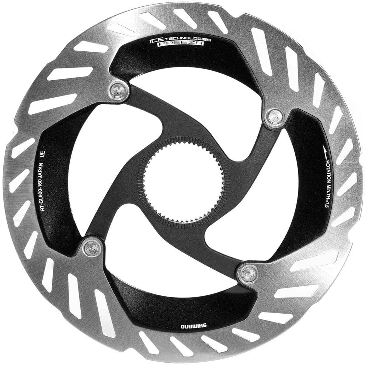 SHIMANORT-CL900 Rotor - Centerlock Silver, 160mm