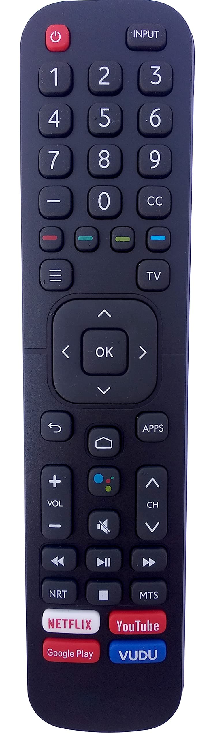Gorilla babo Universal Remote Compatible for HISENSE 40H4F Series H5500F 32H5500F 40H5500F 32H5590F 40H5590F 40H5580F TV