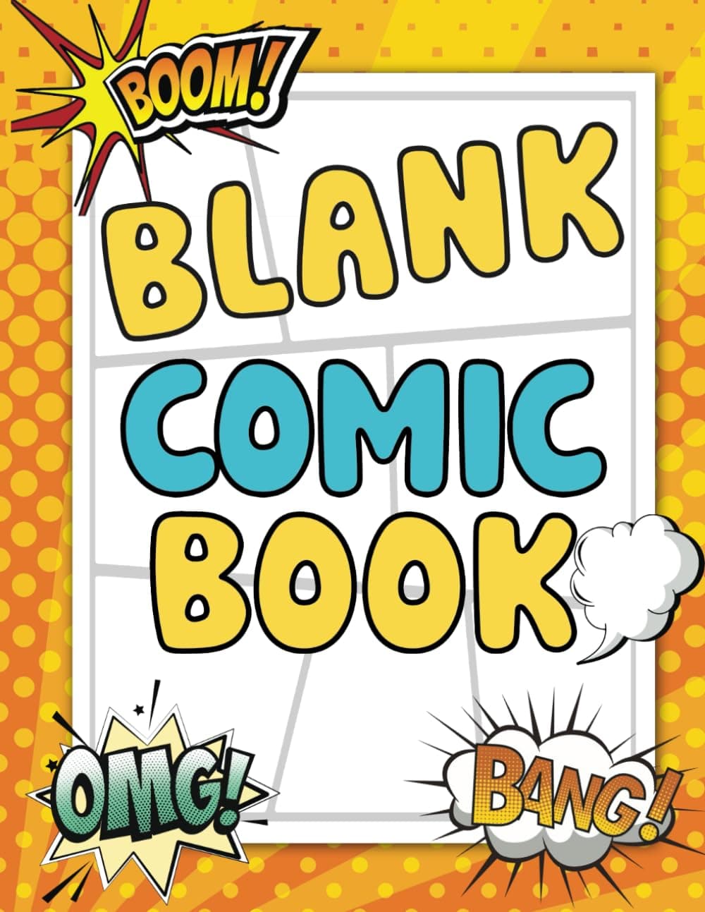 Blank Comic Book Notebook For Kids : Create Your Own Comics, Comic Book Strip Templates For Drawing: Super Hero Comics