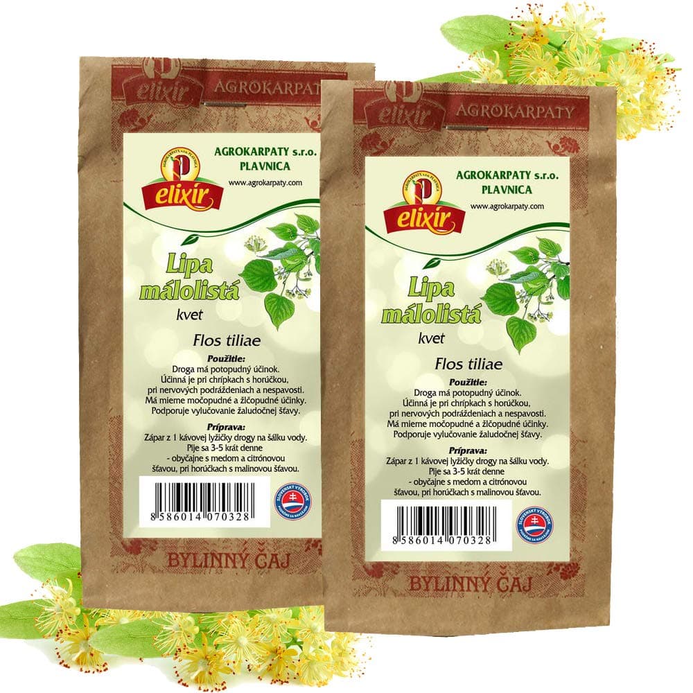 Tree Blossom (Linden) Tea: Herbal Tea for Immunity - colds, coughs and flu (Loose Tea) 2 Pack (60g)
