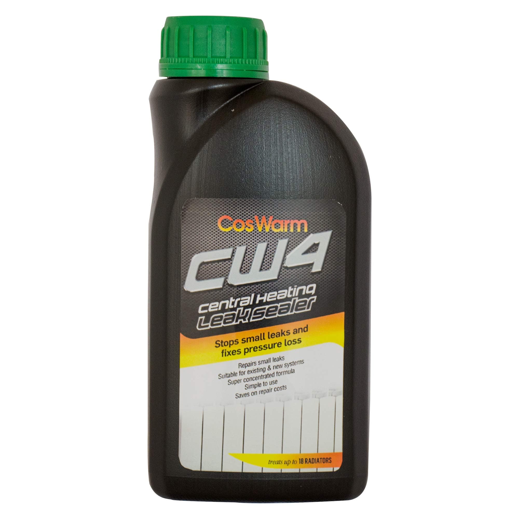CW4 Central Heating Leak Sealer - Treats Up to 18 Radiators - Stops Leak - Boiler Leak Repair & Sealant - Stops Minor Leaks & Weeps, Fixes Pressure Loss & Leaking Pipes - Underfloor Heating
