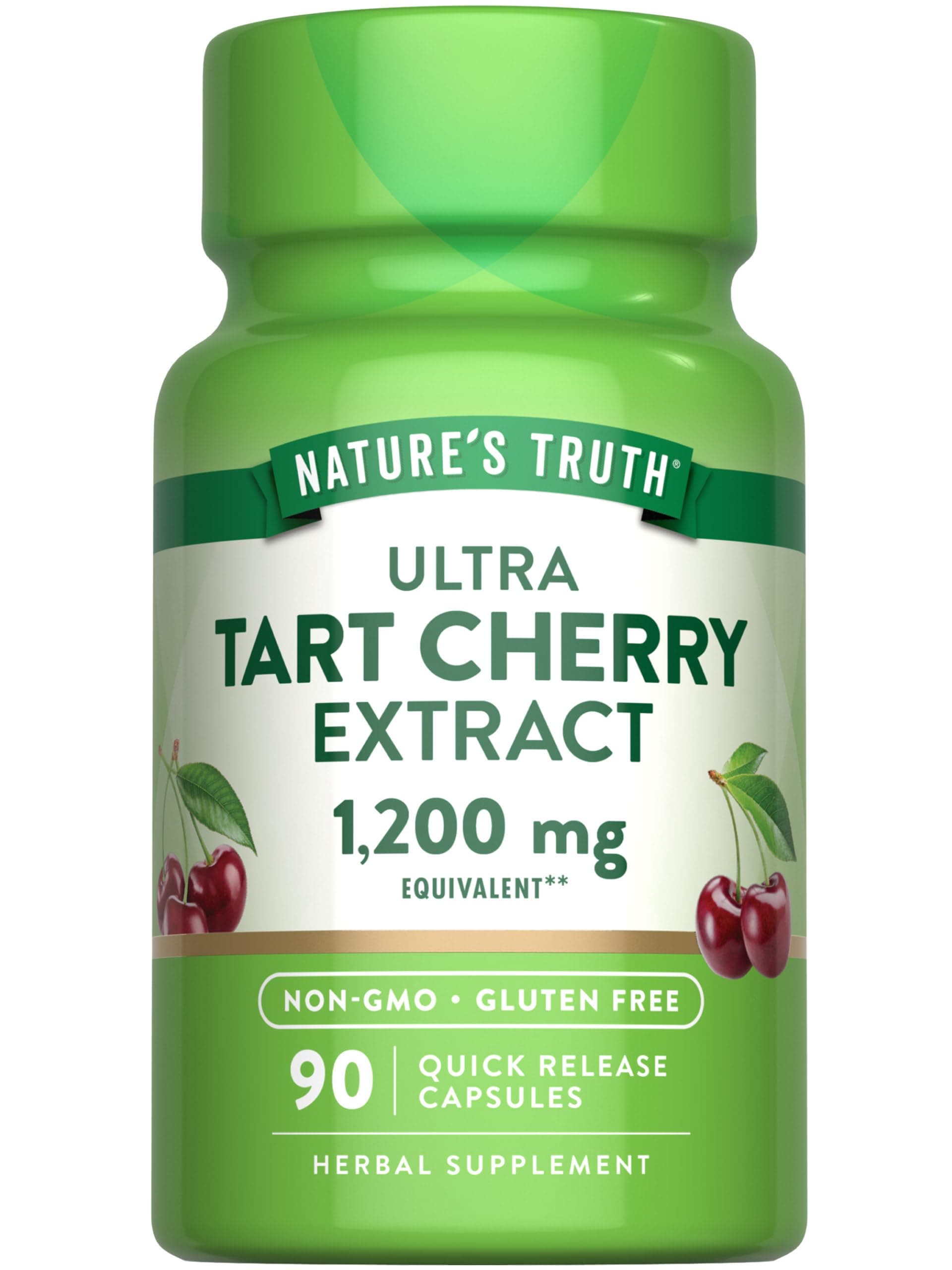 Tart Cherry Extract Capsules | 90 Count | Non-GMO & Gluten Free Supplement