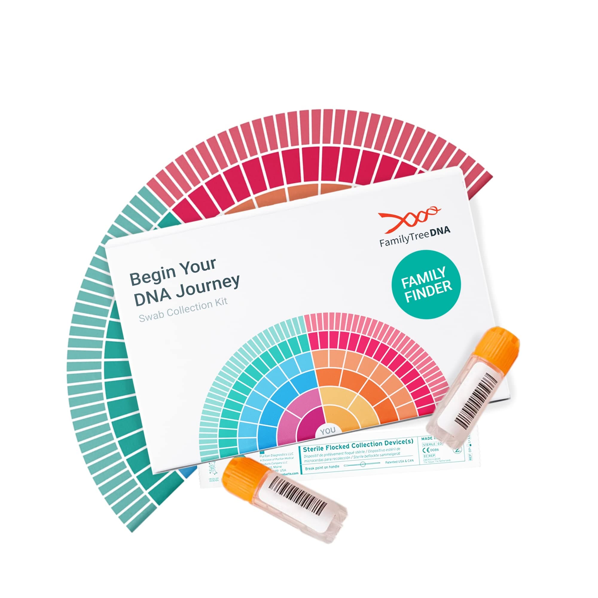 Family Finder, Ancestry & DNA Test Kit, Discover Your Origins & Unlock Your Geographic Roots, Connect with Your DNA Relatives, At-Home Test Kit for Expertly Processed Convenient Sampling