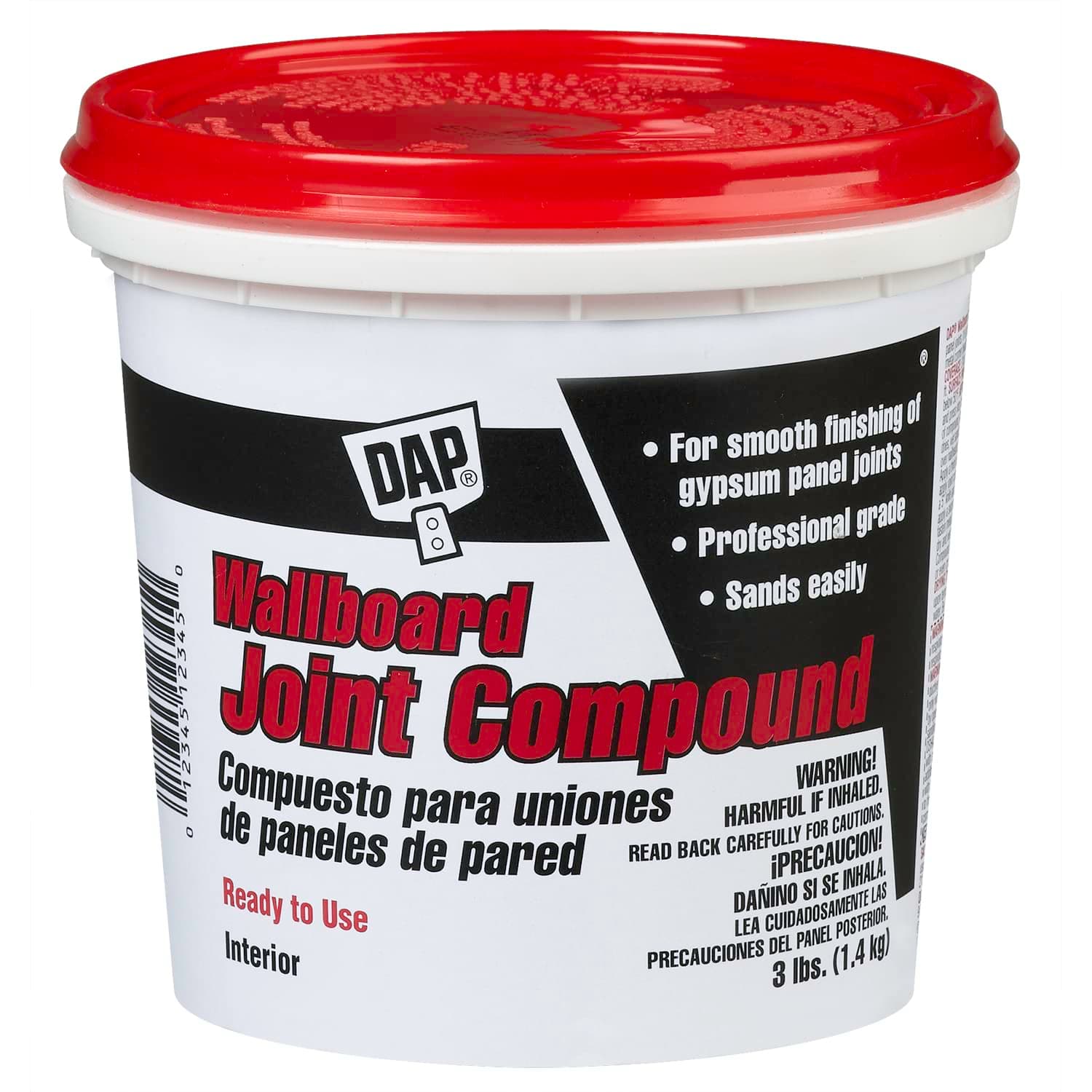 Dap 10100 Wallboard Joint Compound, 3-Pound