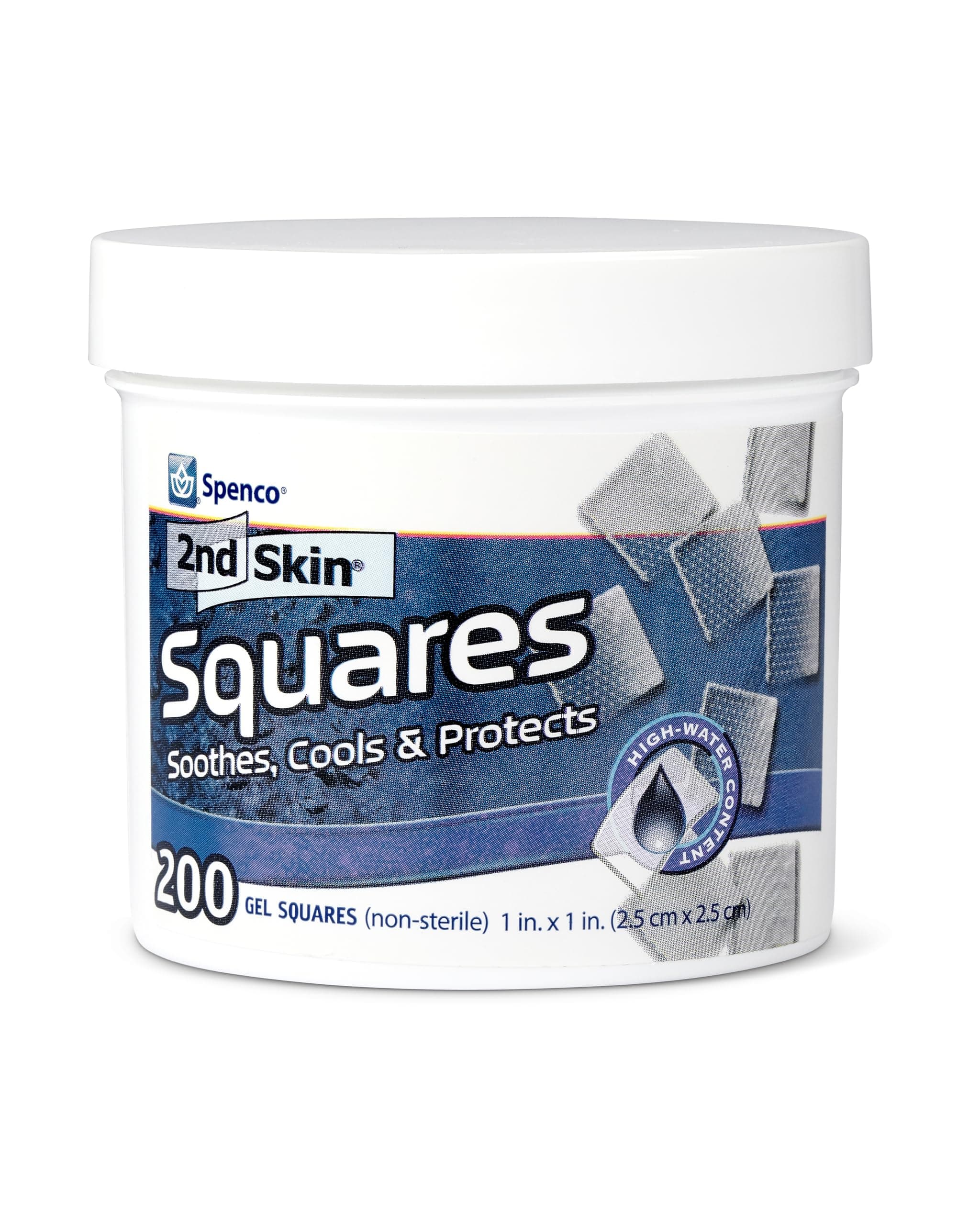 Spenco 2nd Skin Squares Jar Containing 200 x 1 Square