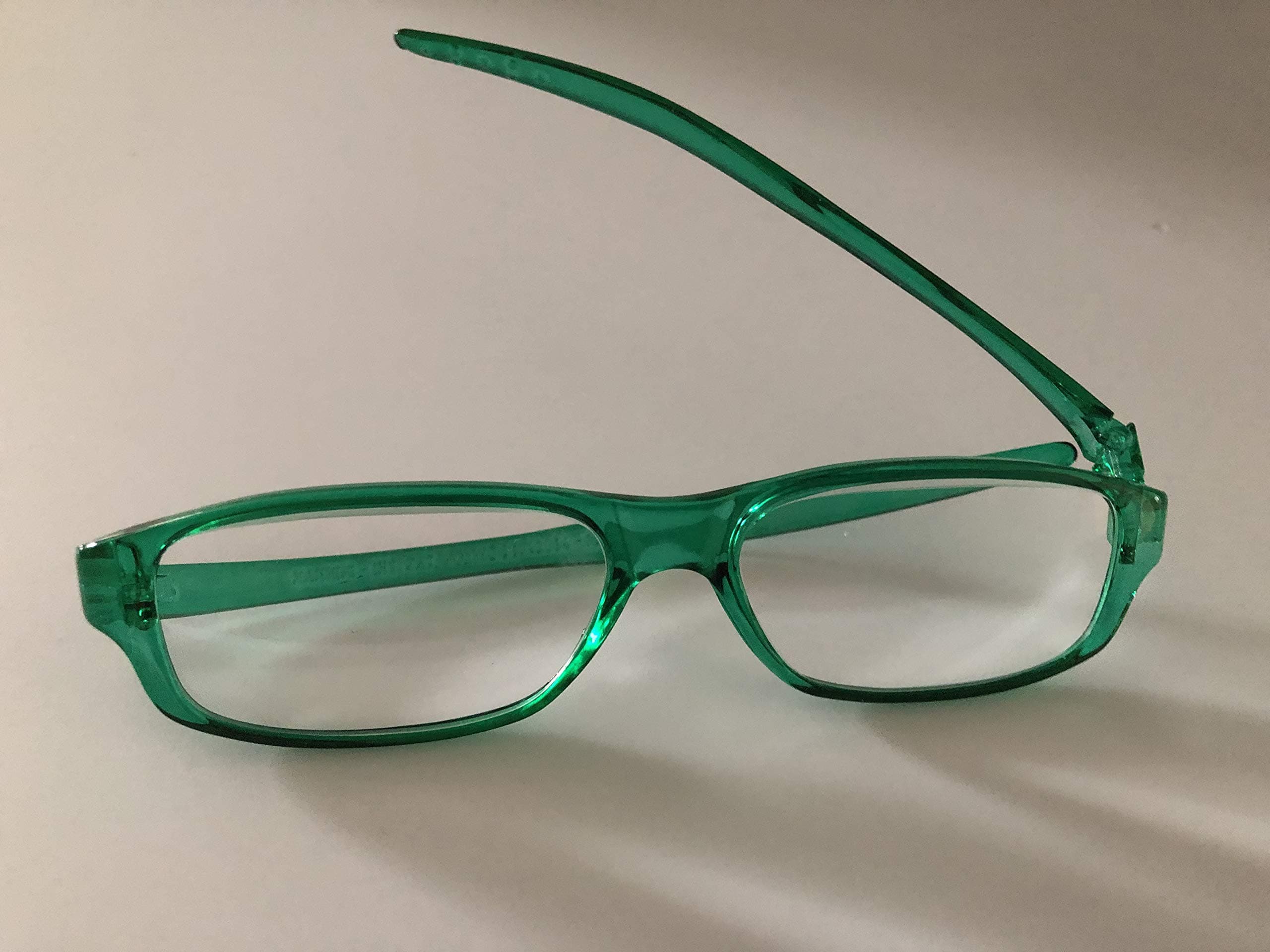 Nannini 201 Italian Flat-folding Reading Glasses (Assorted Colors & Strengths) (+3.0, Lime)