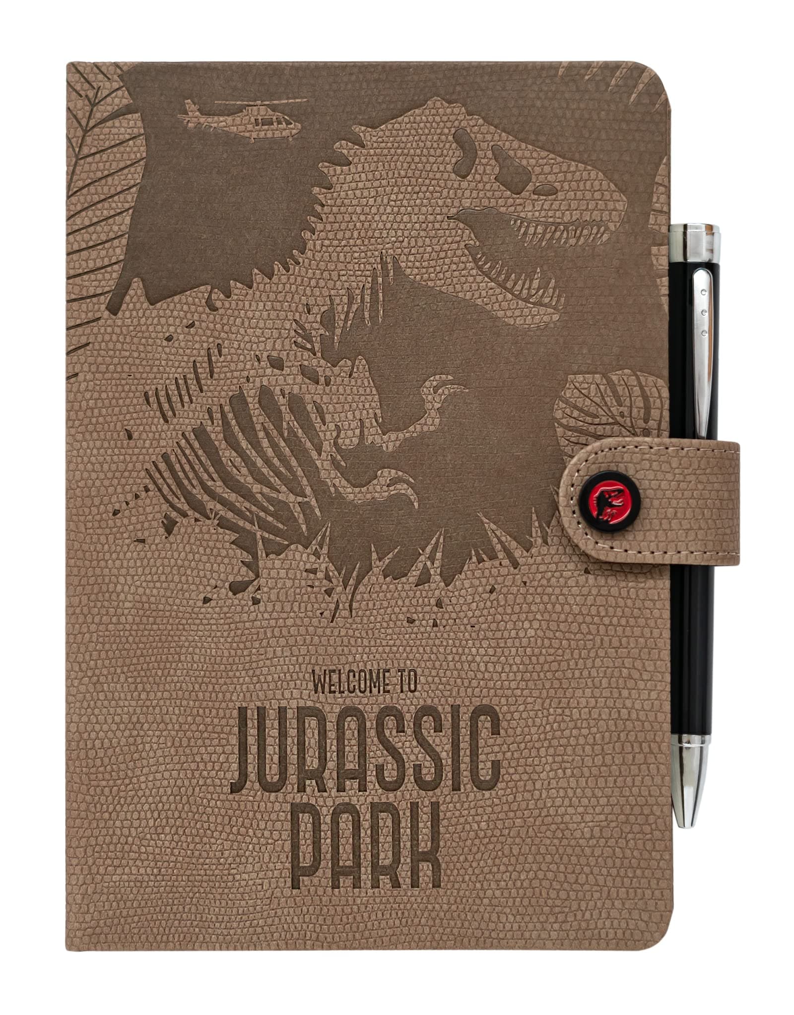 Grupo Erik A5 Notebook & Pen Set - Jurassic Park Merchandise | Projector Pen, Bullet Journal Dotted Note Book, Dotted Notebook A5 Sketchbook | Jurassic World Rebirth, Dinosaur Gifts For Adults