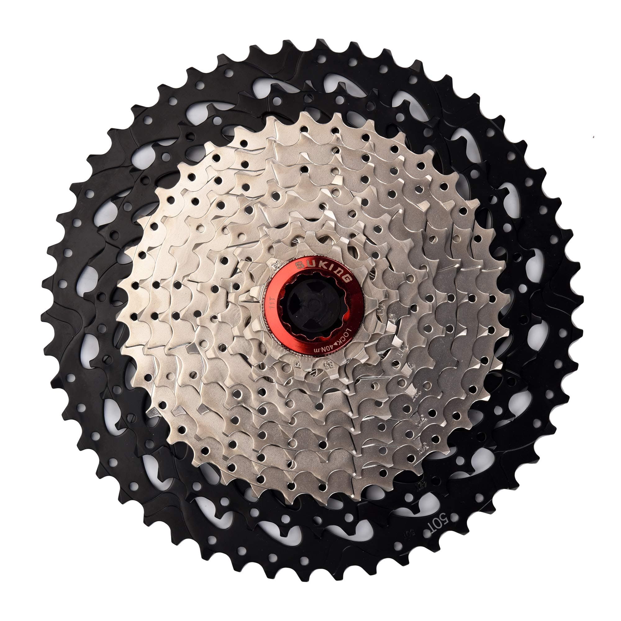 CYSKY11 Speed Cassette 11-25T/11-28T/11-32T/11-36T/11-40T/11-42T/11-46T/11-50T Compatible with Shimano/Sunrace/Sram Bike Freewheel, Fit for Mountain Bike, Road Bike, MTB, BMX
